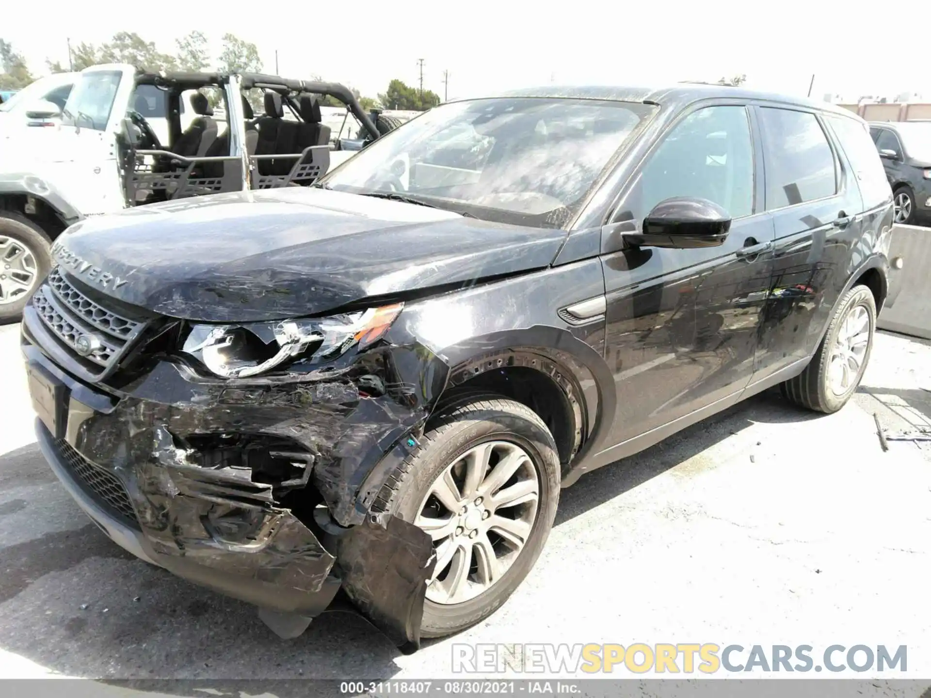 2 Photograph of a damaged car SALCP2FX7KH794839 LAND ROVER DISCOVERY SPORT 2019