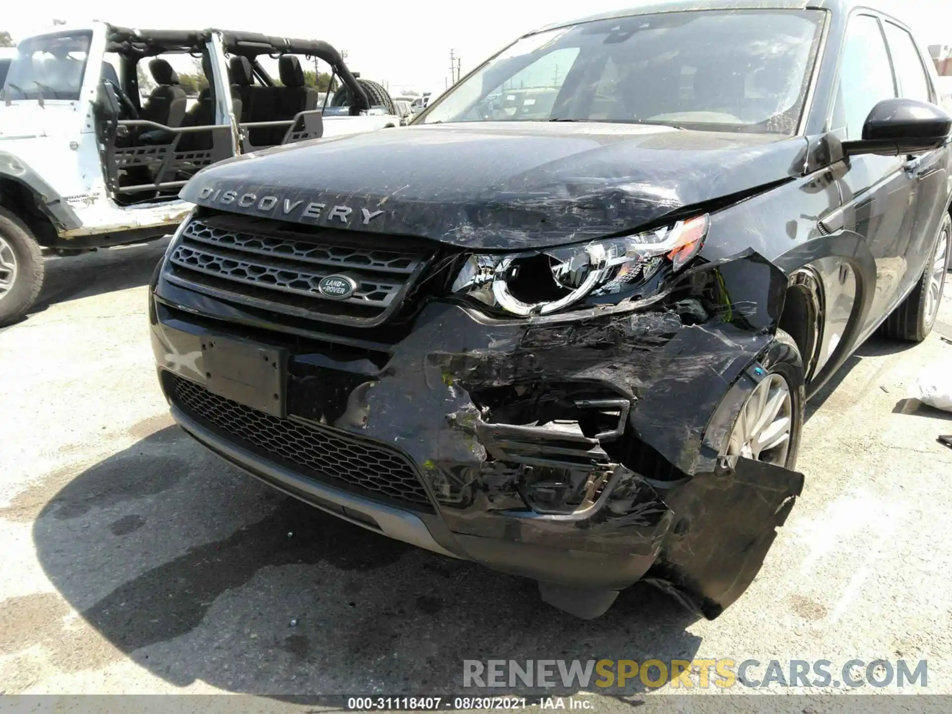 6 Photograph of a damaged car SALCP2FX7KH794839 LAND ROVER DISCOVERY SPORT 2019