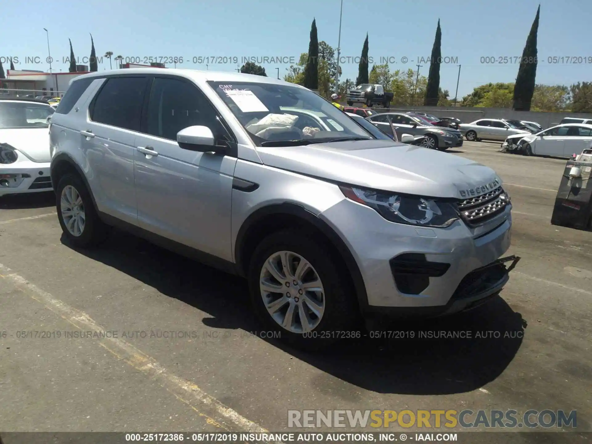 1 Photograph of a damaged car SALCP2FX8KH794851 LAND ROVER DISCOVERY SPORT 2019