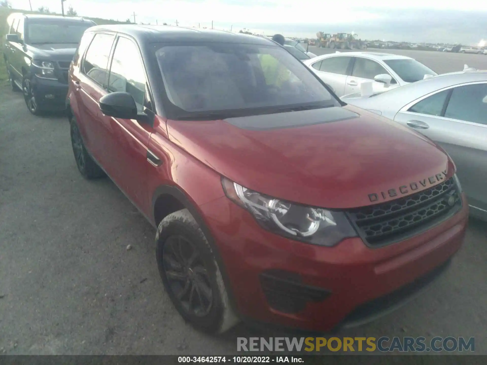 1 Photograph of a damaged car SALCP2FX8KH799502 LAND ROVER DISCOVERY SPORT 2019