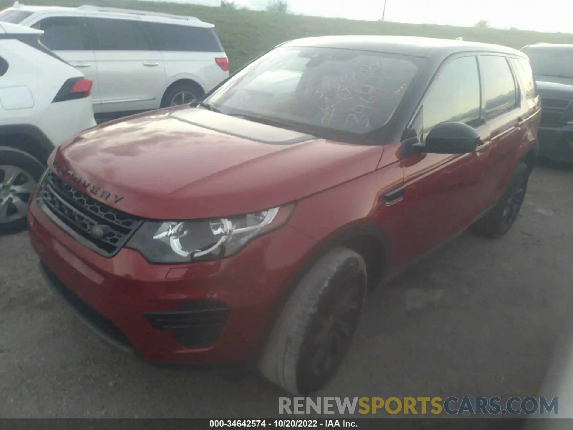 2 Photograph of a damaged car SALCP2FX8KH799502 LAND ROVER DISCOVERY SPORT 2019