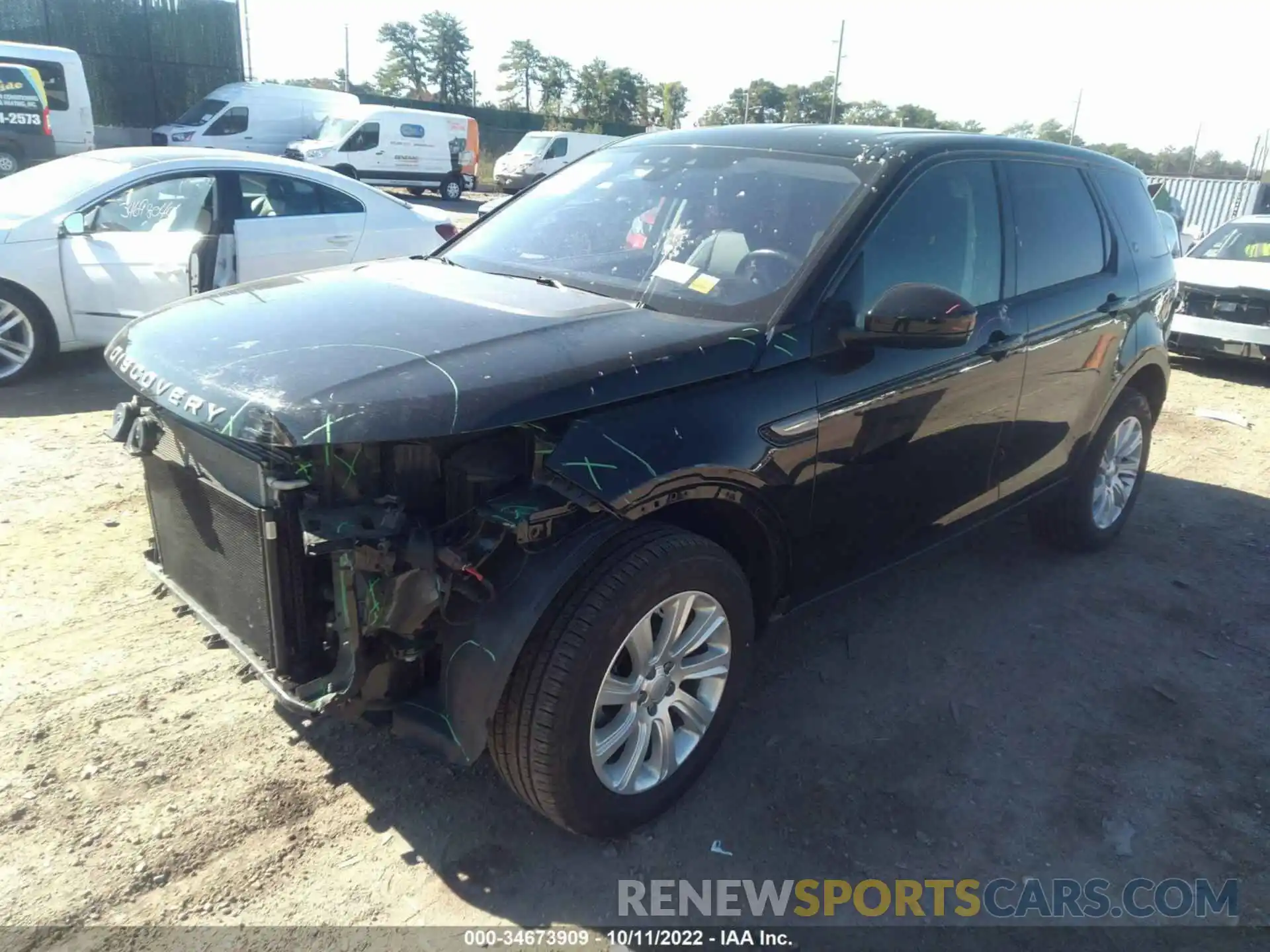 2 Фотография поврежденного автомобиля SALCP2FX8KH807050 LAND ROVER DISCOVERY SPORT 2019