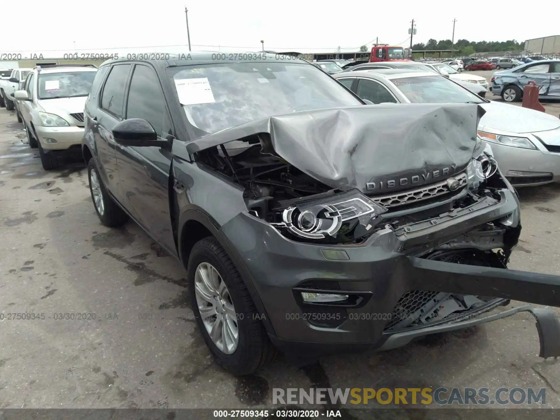 1 Photograph of a damaged car SALCP2FX9KH785673 LAND ROVER DISCOVERY SPORT 2019