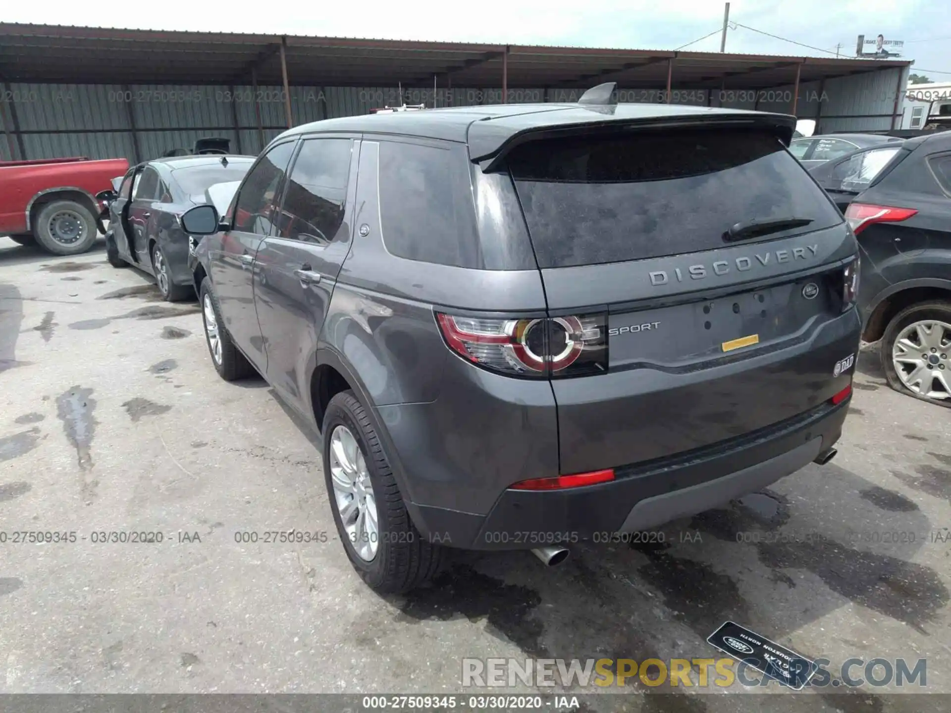 3 Photograph of a damaged car SALCP2FX9KH785673 LAND ROVER DISCOVERY SPORT 2019