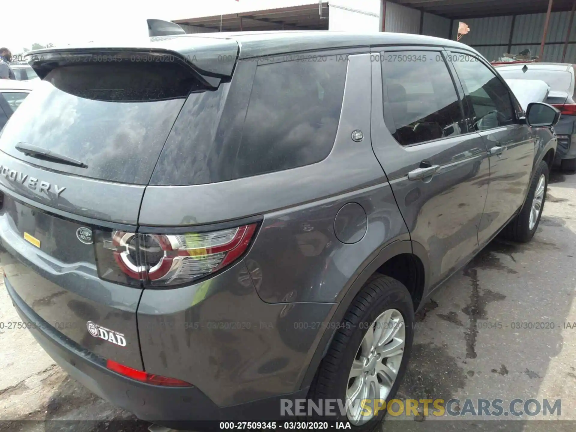 4 Photograph of a damaged car SALCP2FX9KH785673 LAND ROVER DISCOVERY SPORT 2019