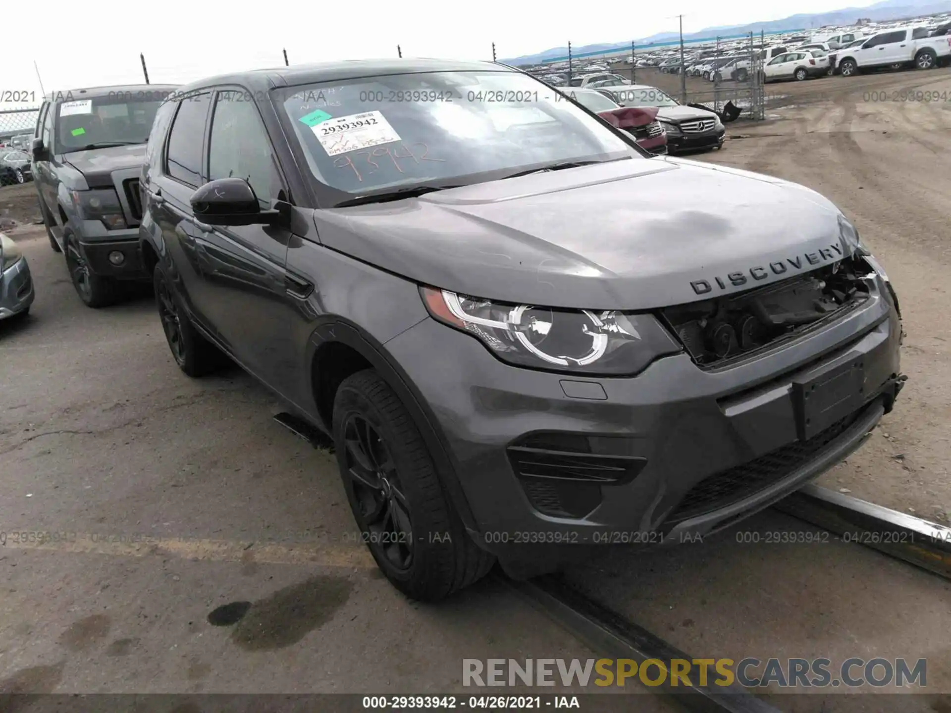 1 Photograph of a damaged car SALCP2FX9KH795815 LAND ROVER DISCOVERY SPORT 2019