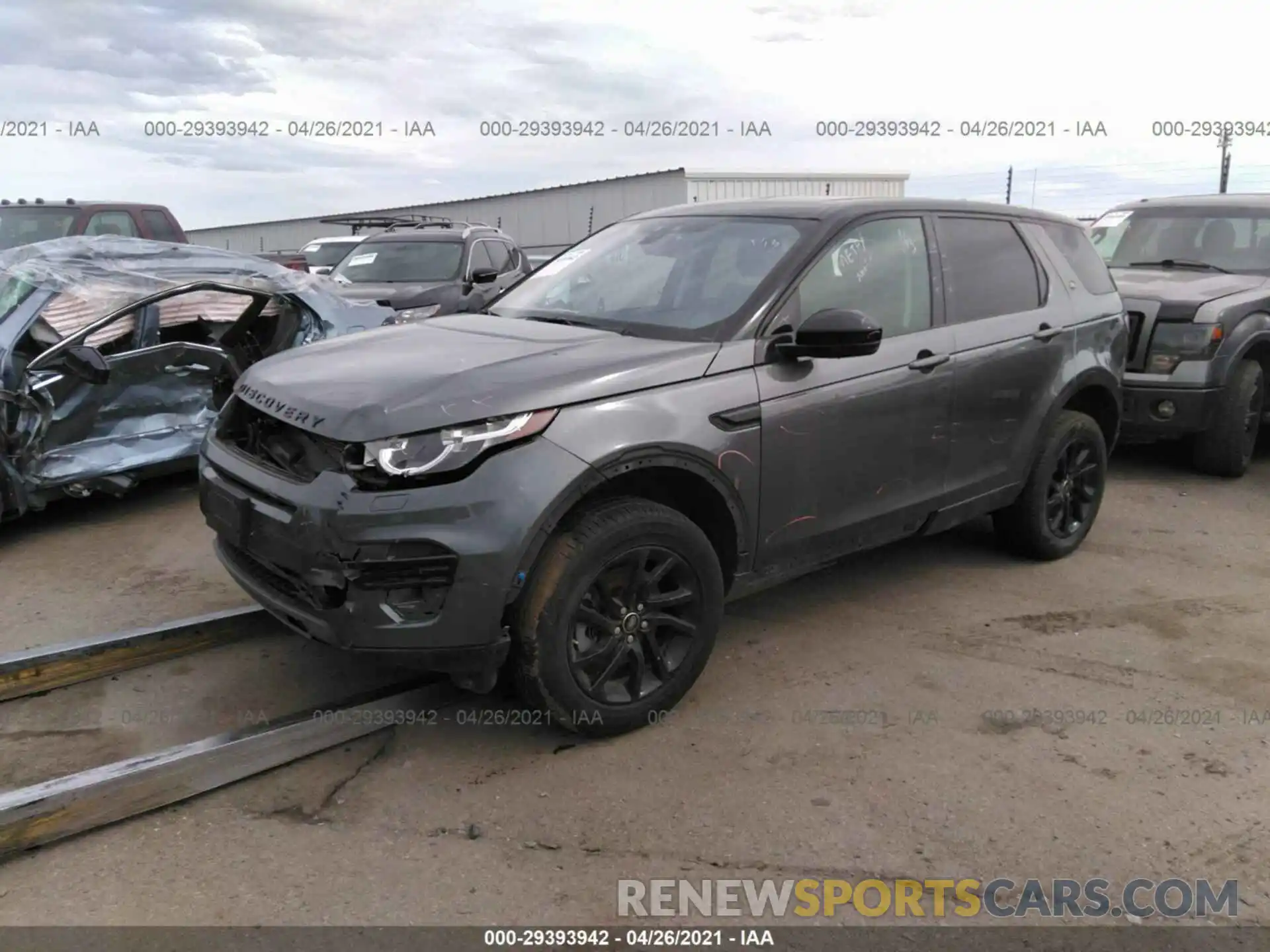 2 Photograph of a damaged car SALCP2FX9KH795815 LAND ROVER DISCOVERY SPORT 2019