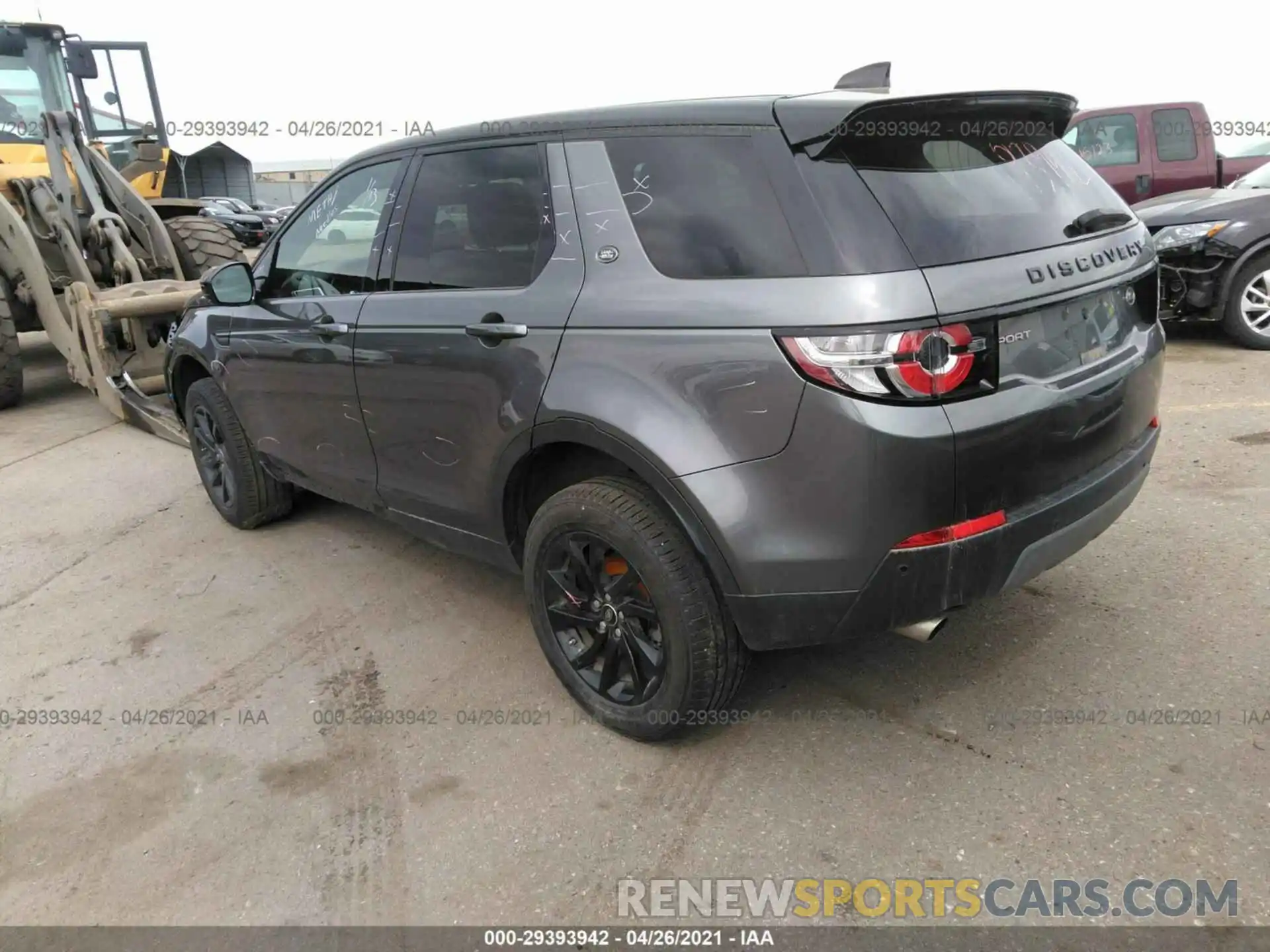 3 Photograph of a damaged car SALCP2FX9KH795815 LAND ROVER DISCOVERY SPORT 2019
