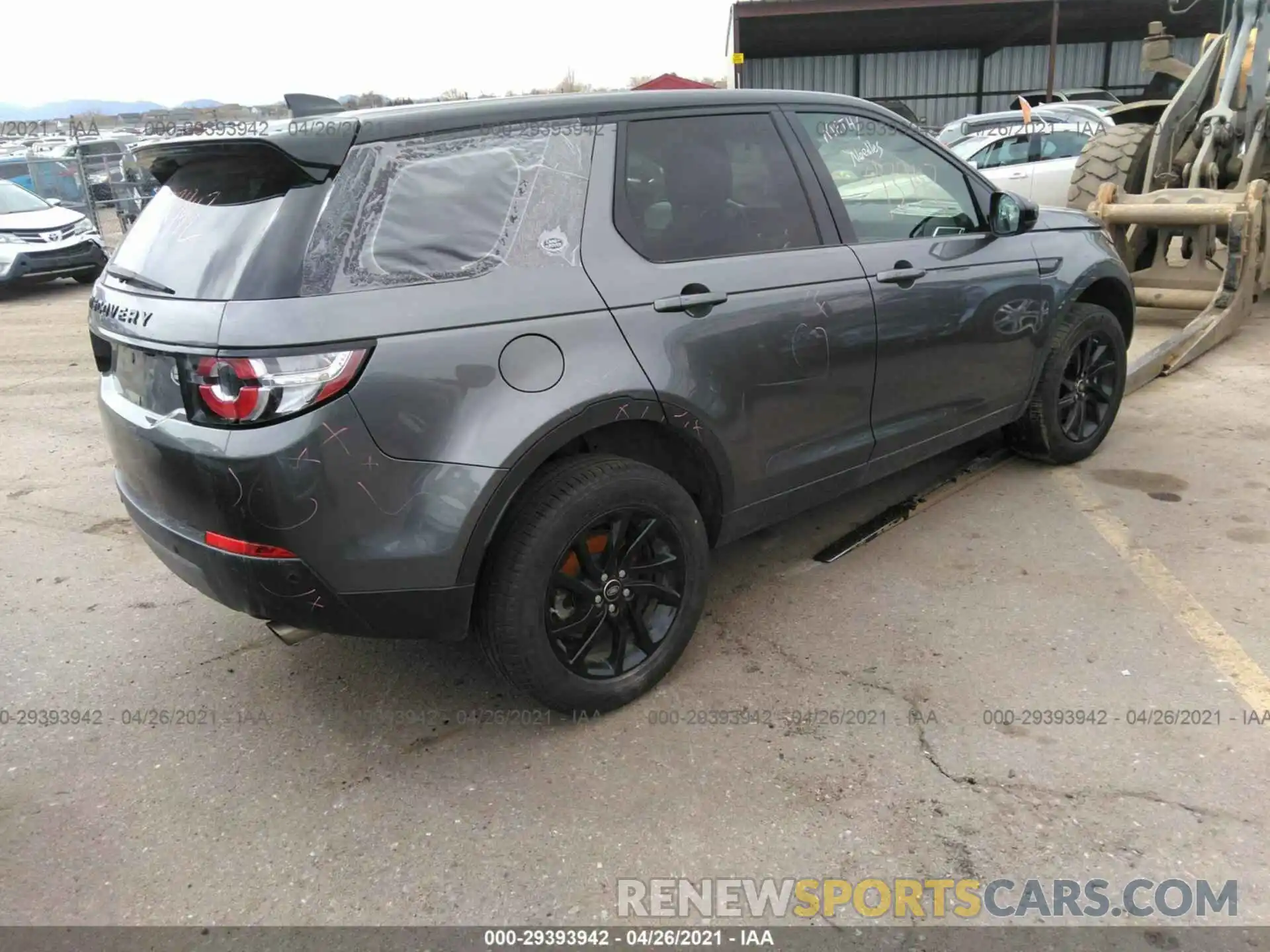 4 Photograph of a damaged car SALCP2FX9KH795815 LAND ROVER DISCOVERY SPORT 2019