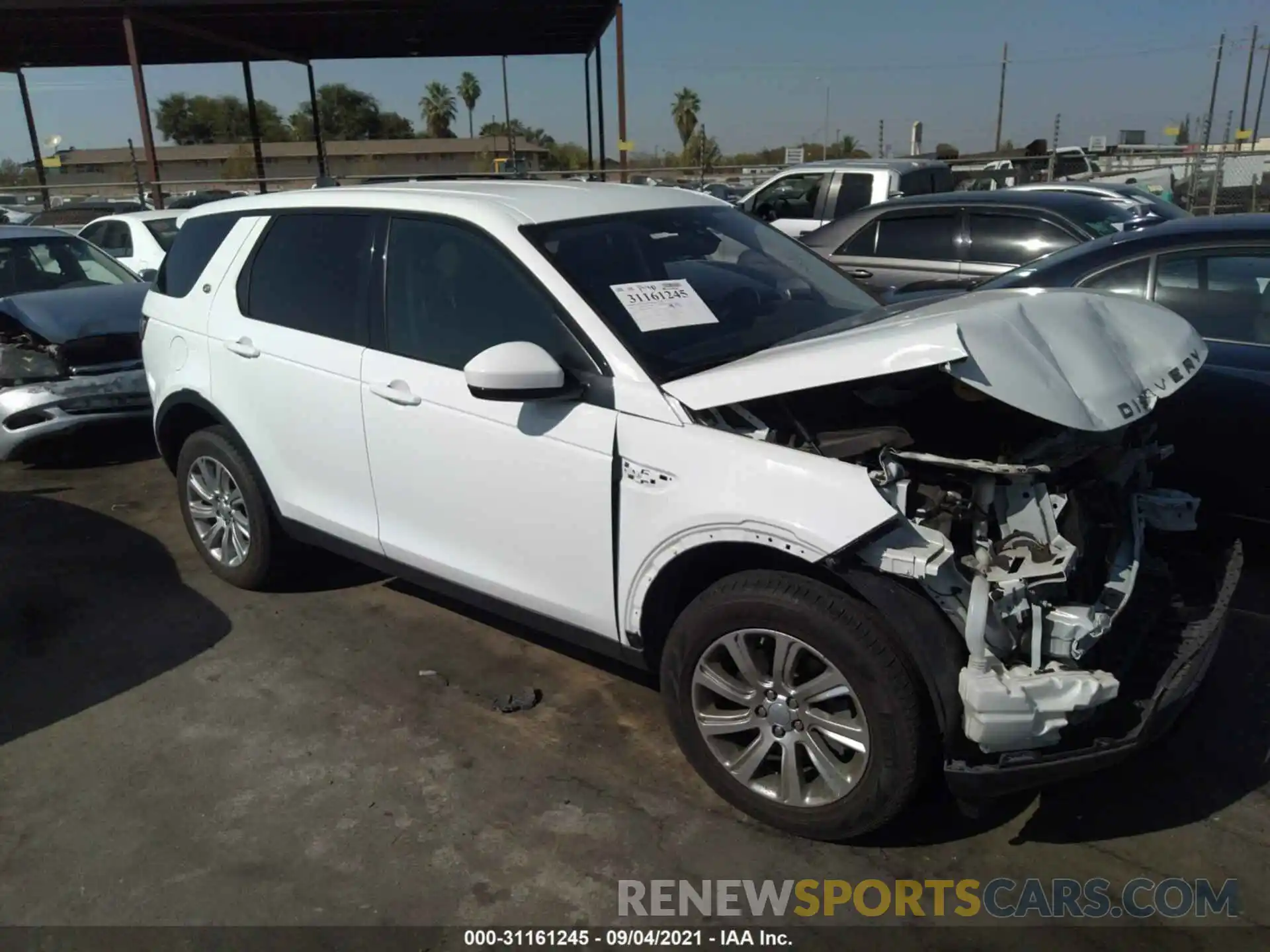 1 Photograph of a damaged car SALCP2FX9KH809034 LAND ROVER DISCOVERY SPORT 2019