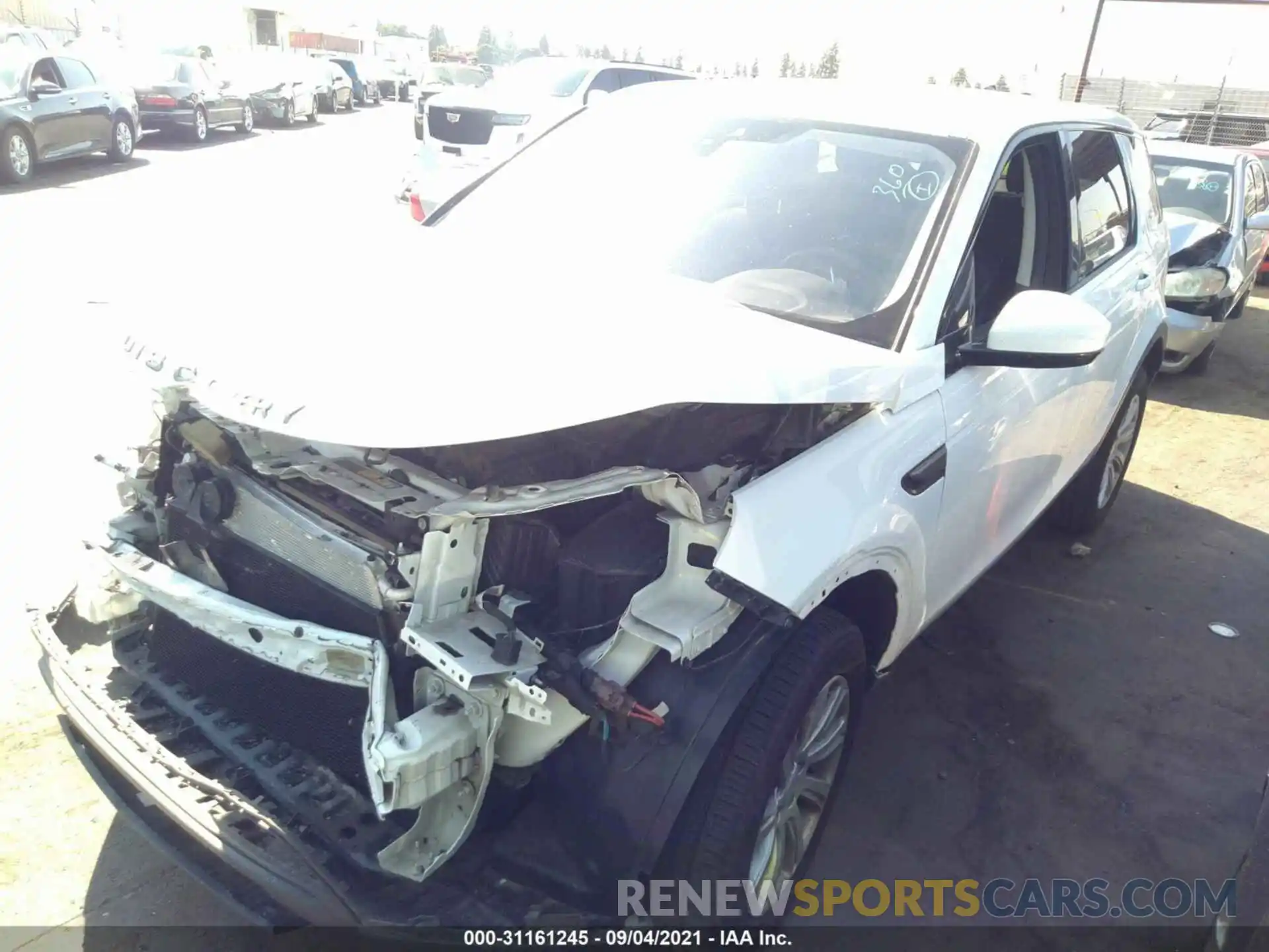 2 Photograph of a damaged car SALCP2FX9KH809034 LAND ROVER DISCOVERY SPORT 2019