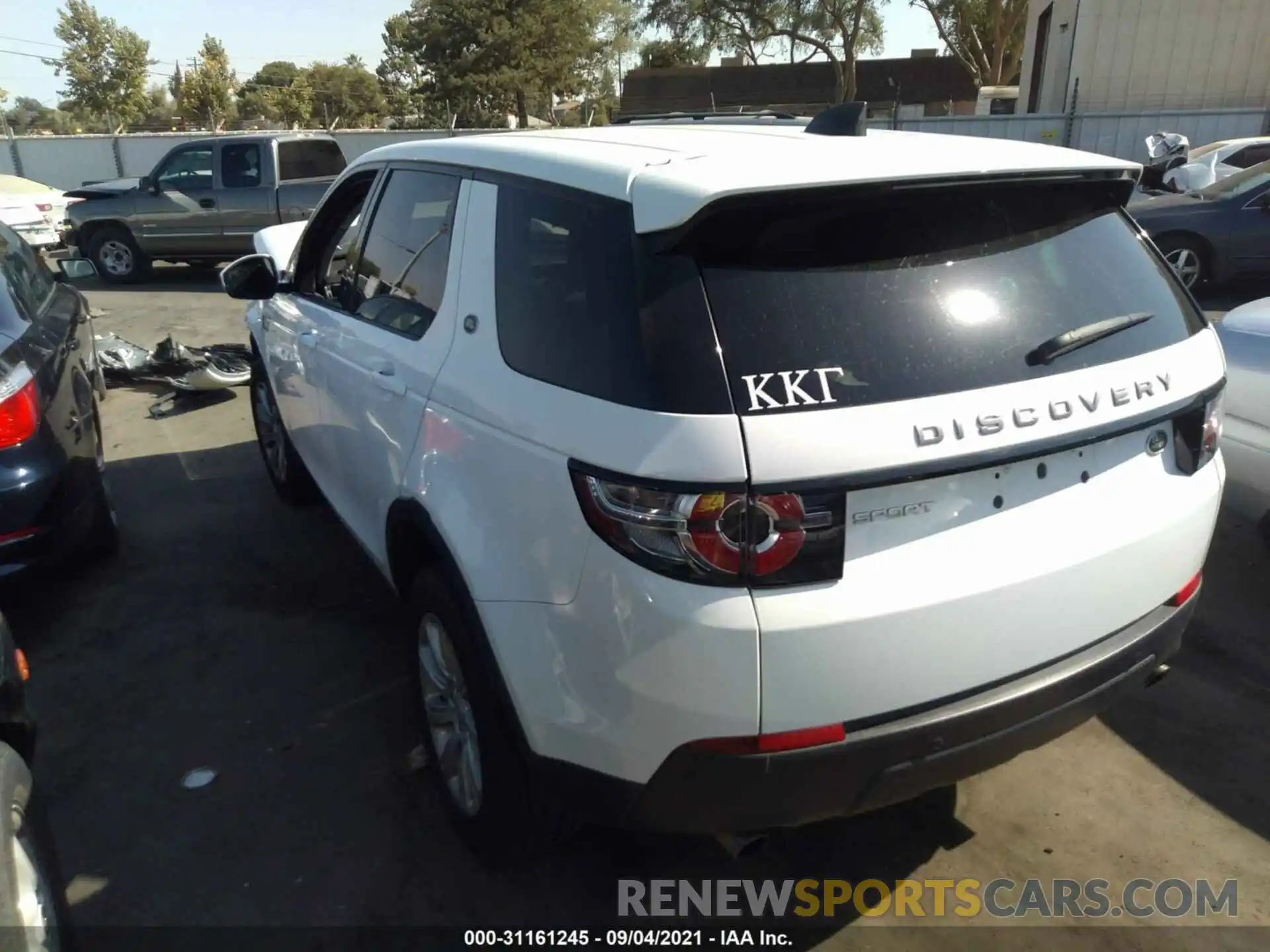 3 Photograph of a damaged car SALCP2FX9KH809034 LAND ROVER DISCOVERY SPORT 2019