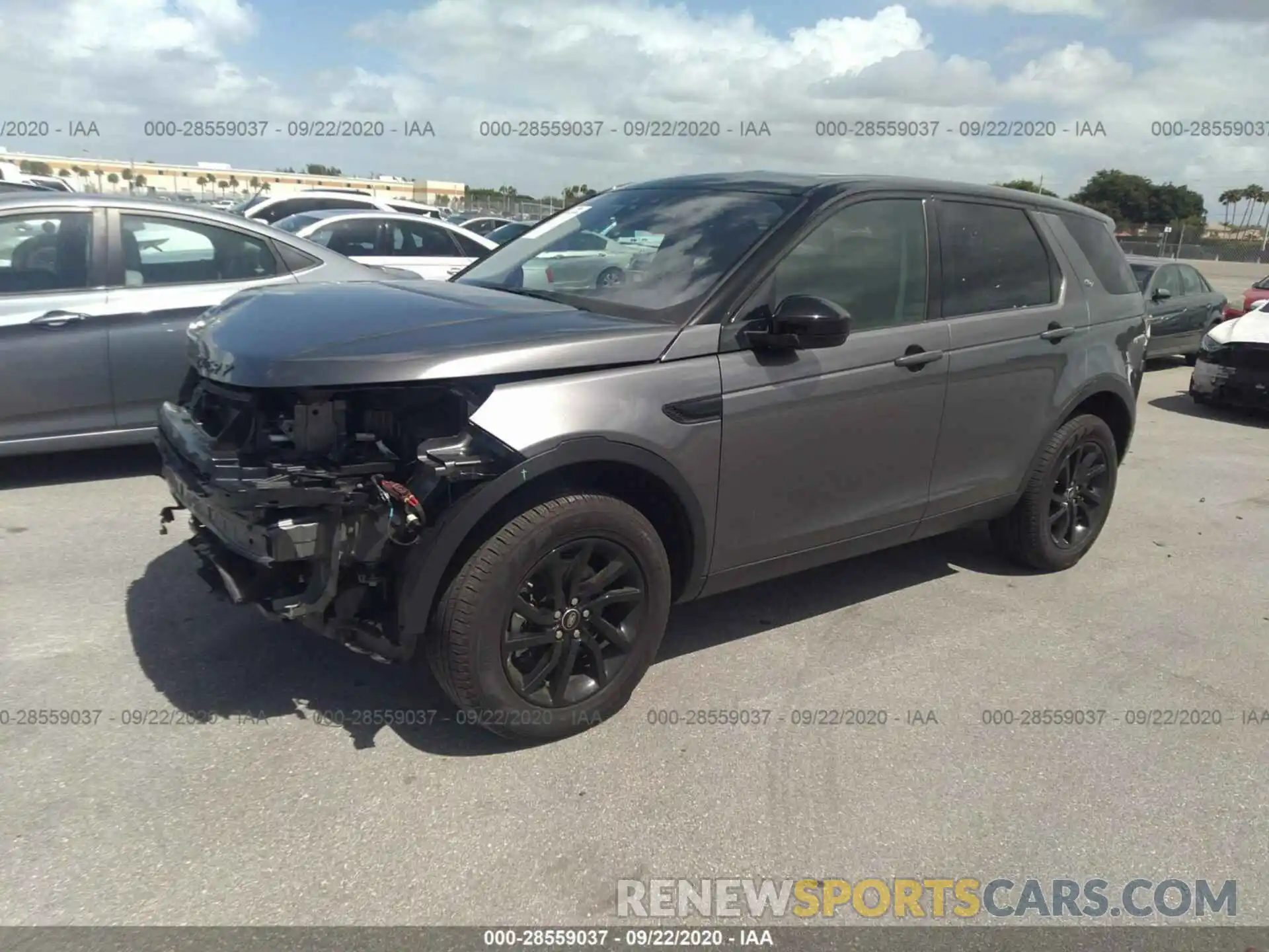 2 Фотография поврежденного автомобиля SALCP2FX9KH821278 LAND ROVER DISCOVERY SPORT 2019