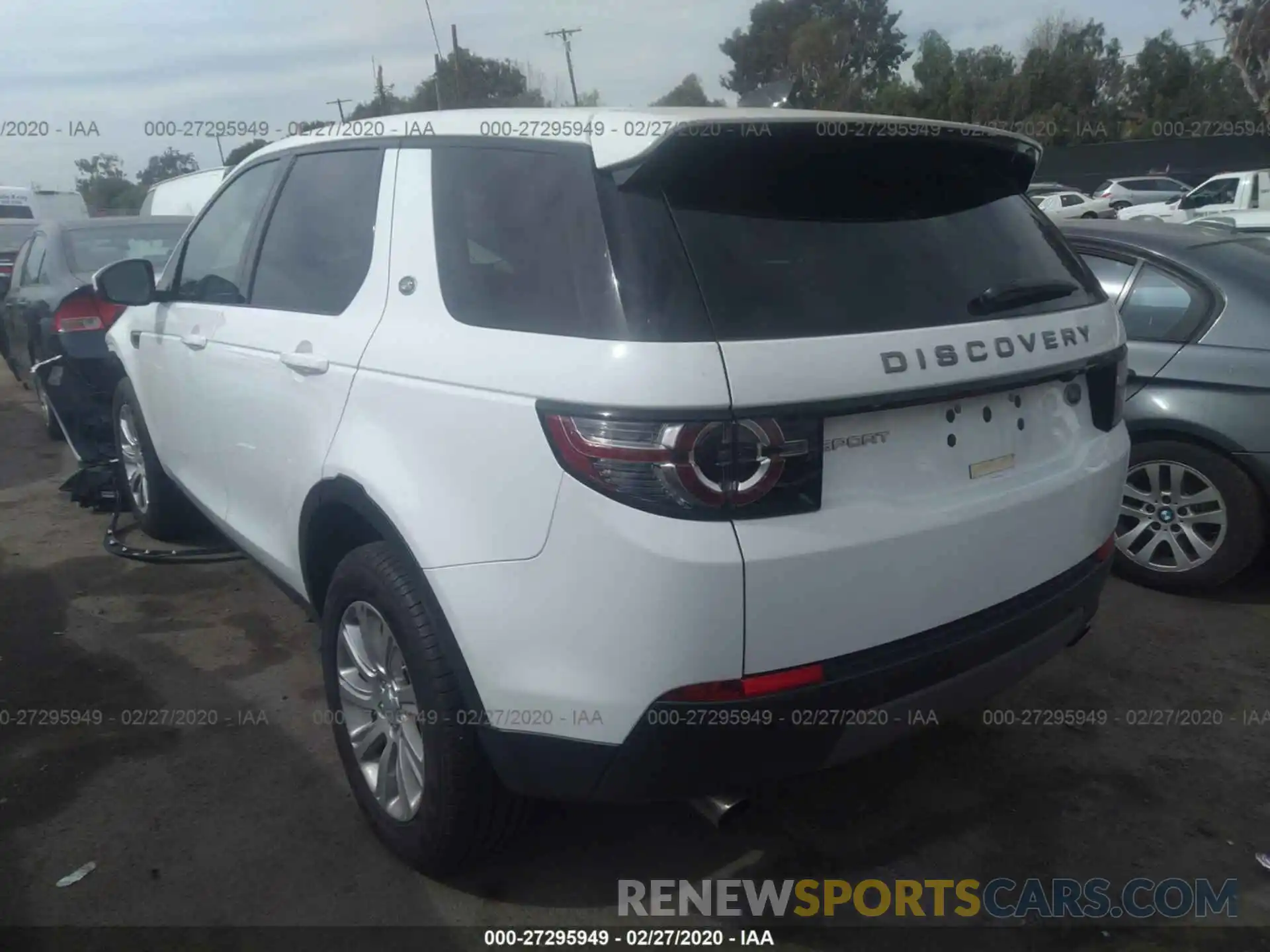 3 Photograph of a damaged car SALCP2FXXKH790574 LAND ROVER DISCOVERY SPORT 2019