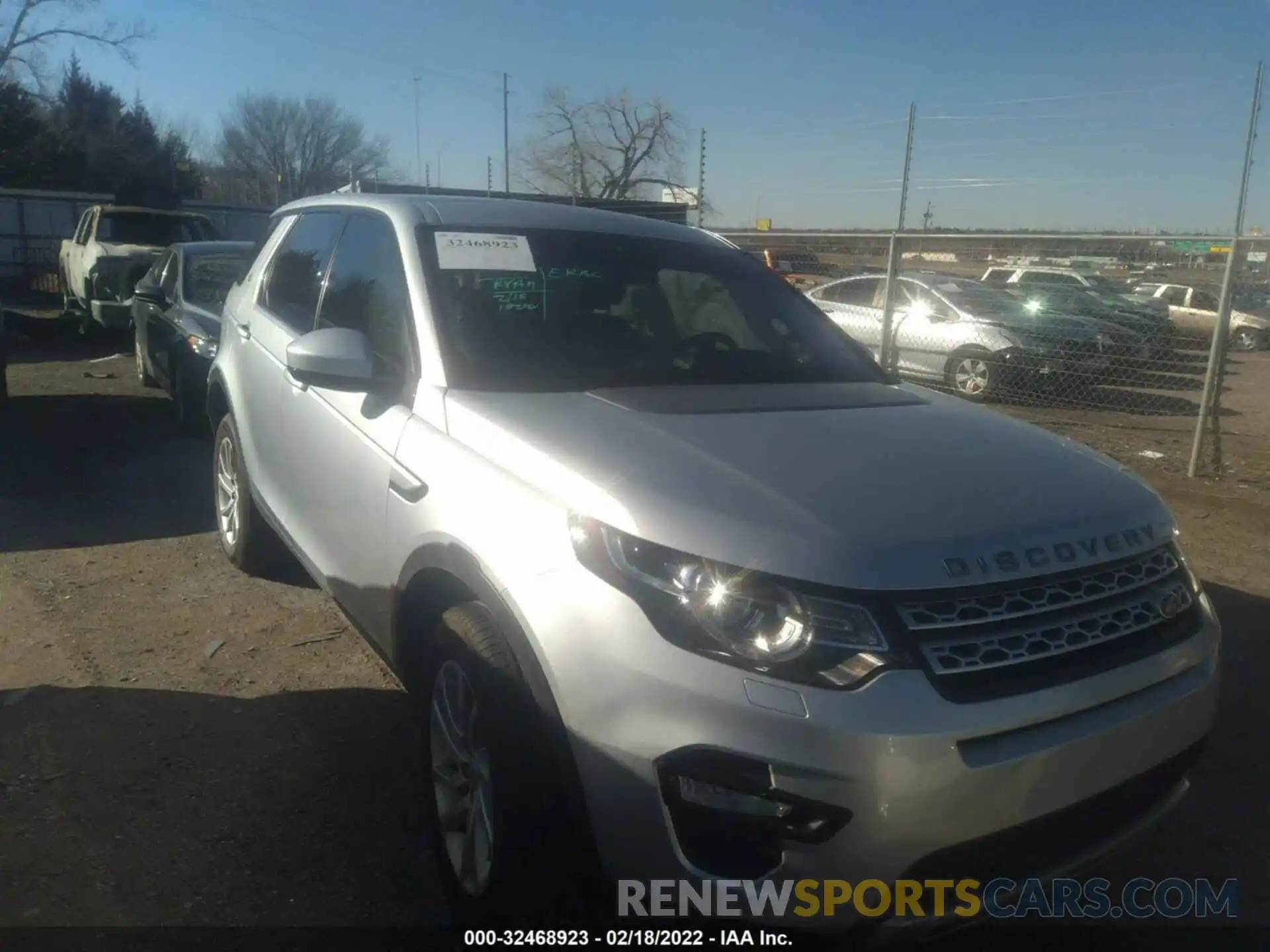 1 Photograph of a damaged car SALCR2FX1KH790442 LAND ROVER DISCOVERY SPORT 2019