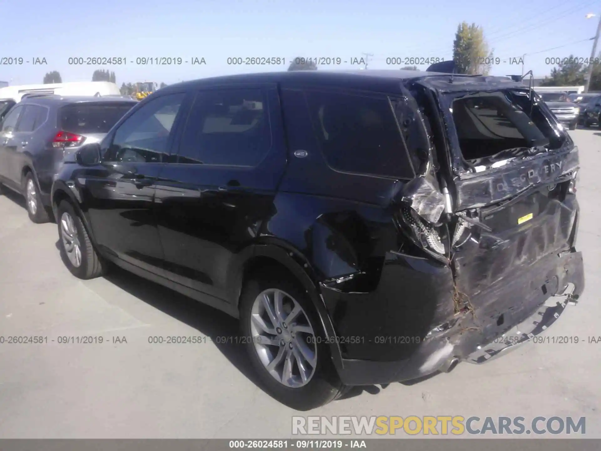 3 Photograph of a damaged car SALCR2FX1KH801553 LAND ROVER DISCOVERY SPORT 2019