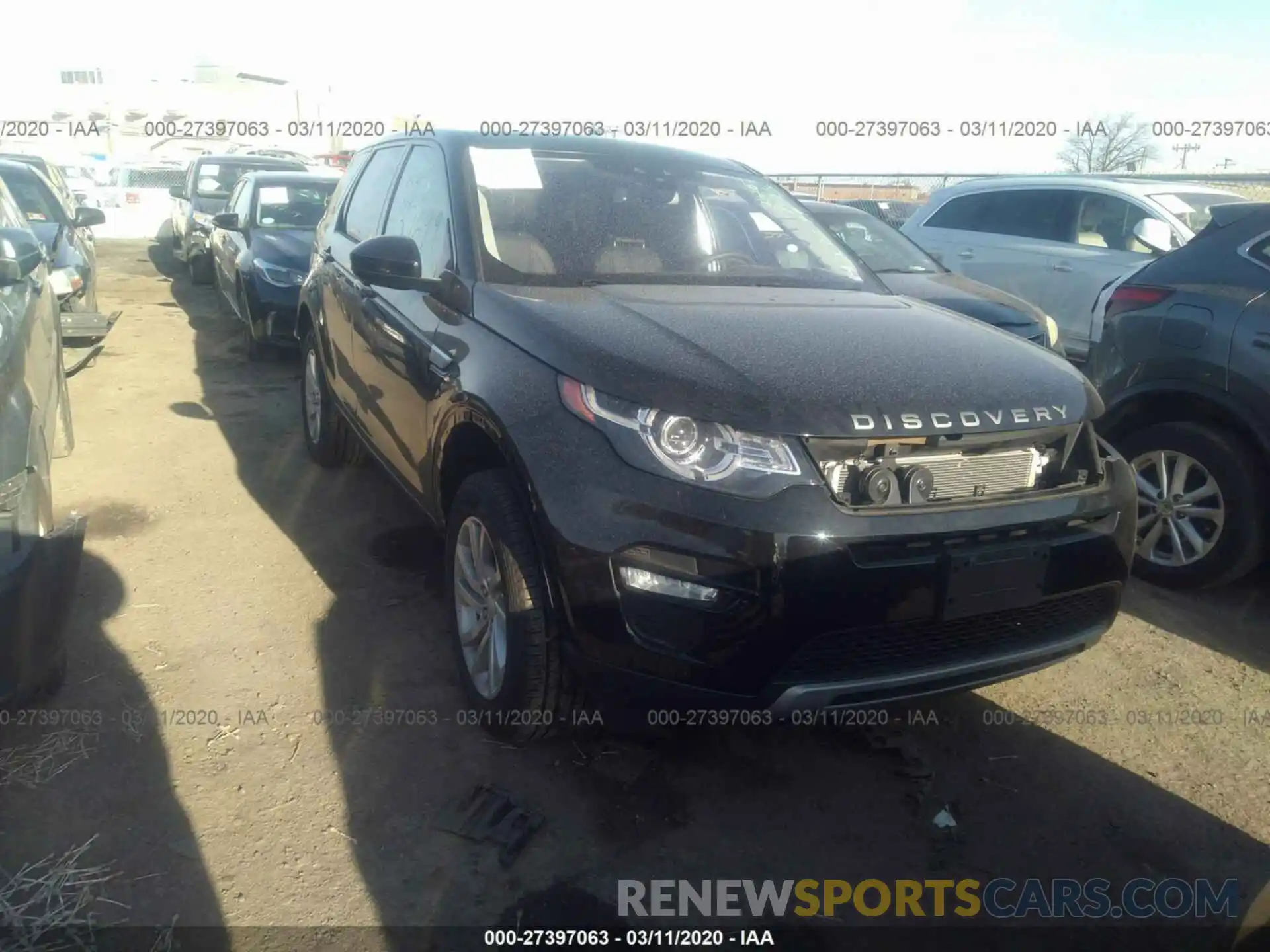 1 Photograph of a damaged car SALCR2FX1KH822824 LAND ROVER DISCOVERY SPORT 2019