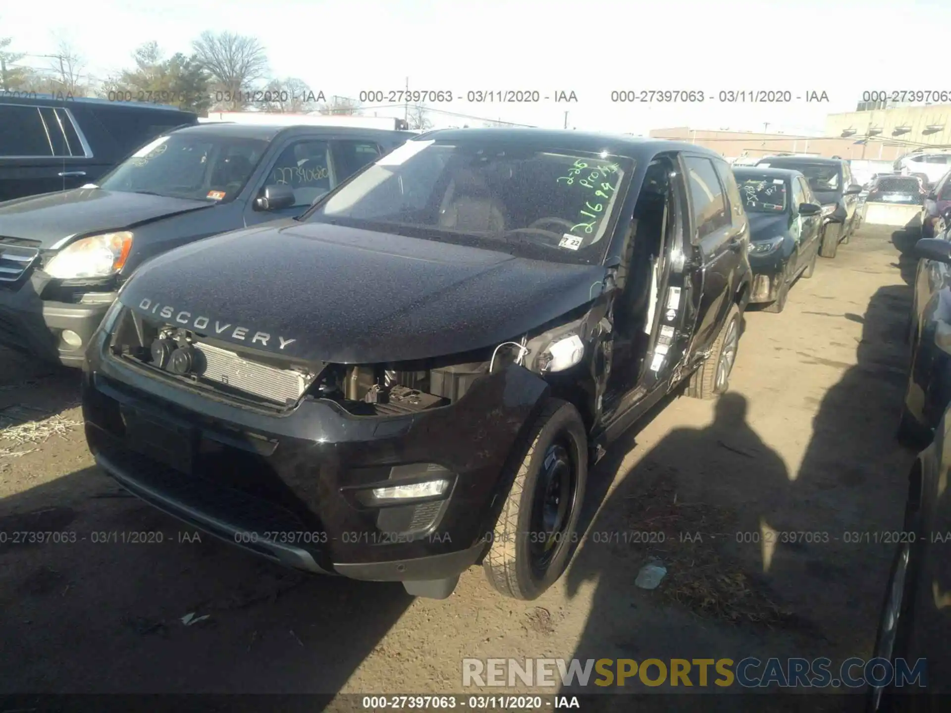 2 Photograph of a damaged car SALCR2FX1KH822824 LAND ROVER DISCOVERY SPORT 2019