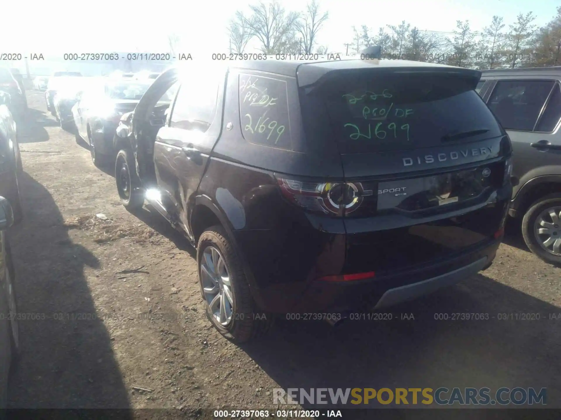 3 Photograph of a damaged car SALCR2FX1KH822824 LAND ROVER DISCOVERY SPORT 2019