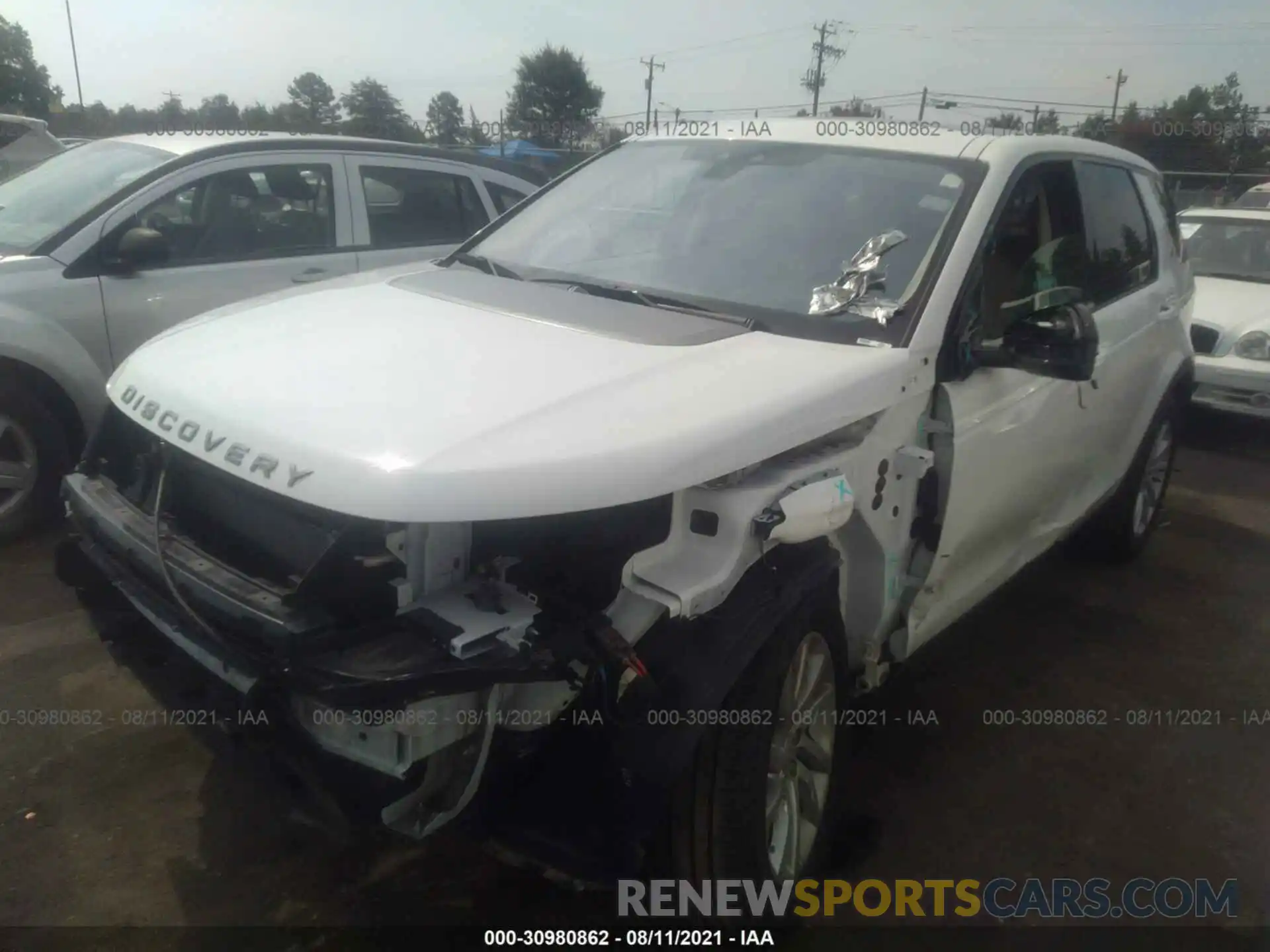 2 Photograph of a damaged car SALCR2FX2KH784200 LAND ROVER DISCOVERY SPORT 2019