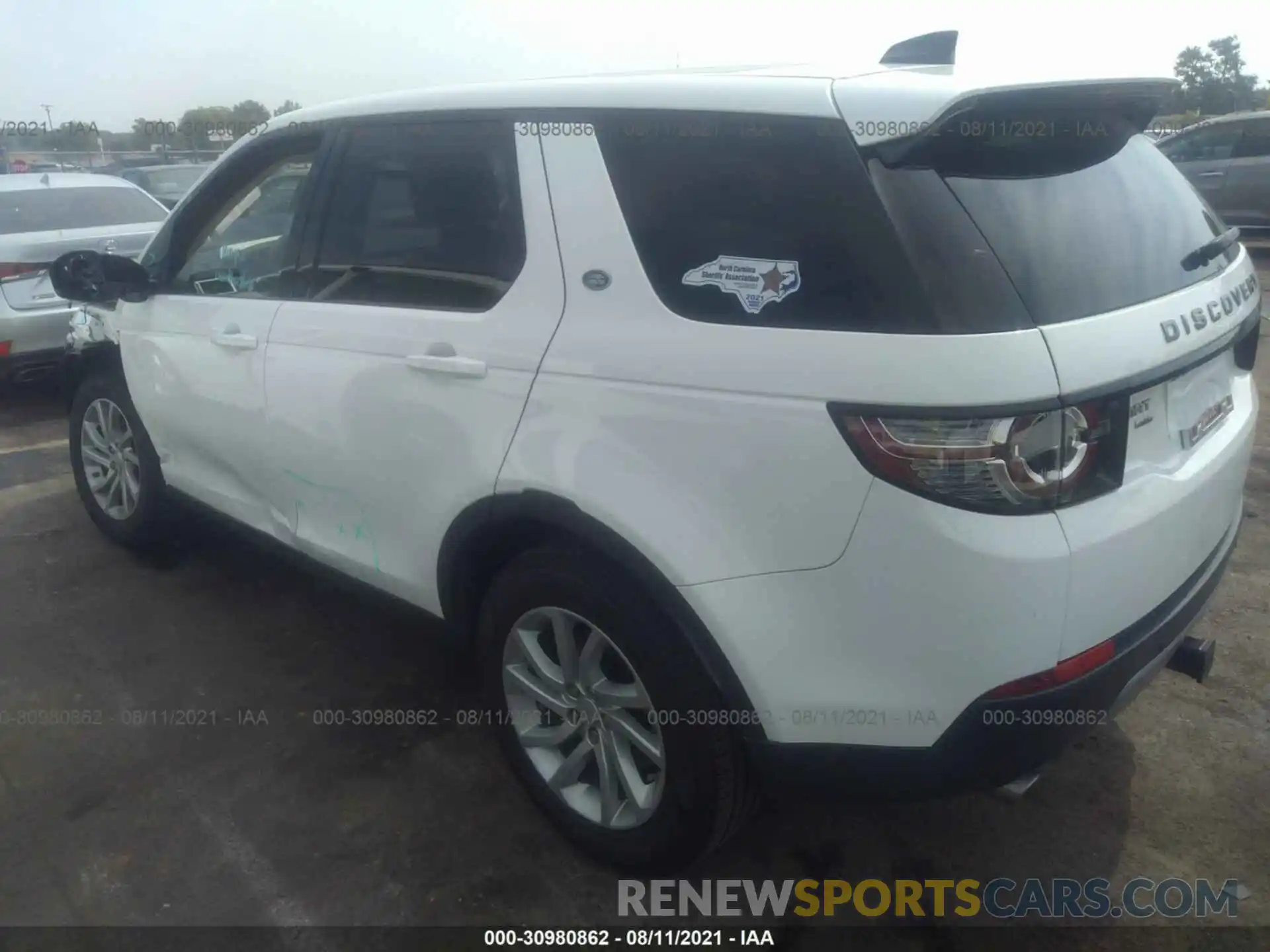 3 Photograph of a damaged car SALCR2FX2KH784200 LAND ROVER DISCOVERY SPORT 2019