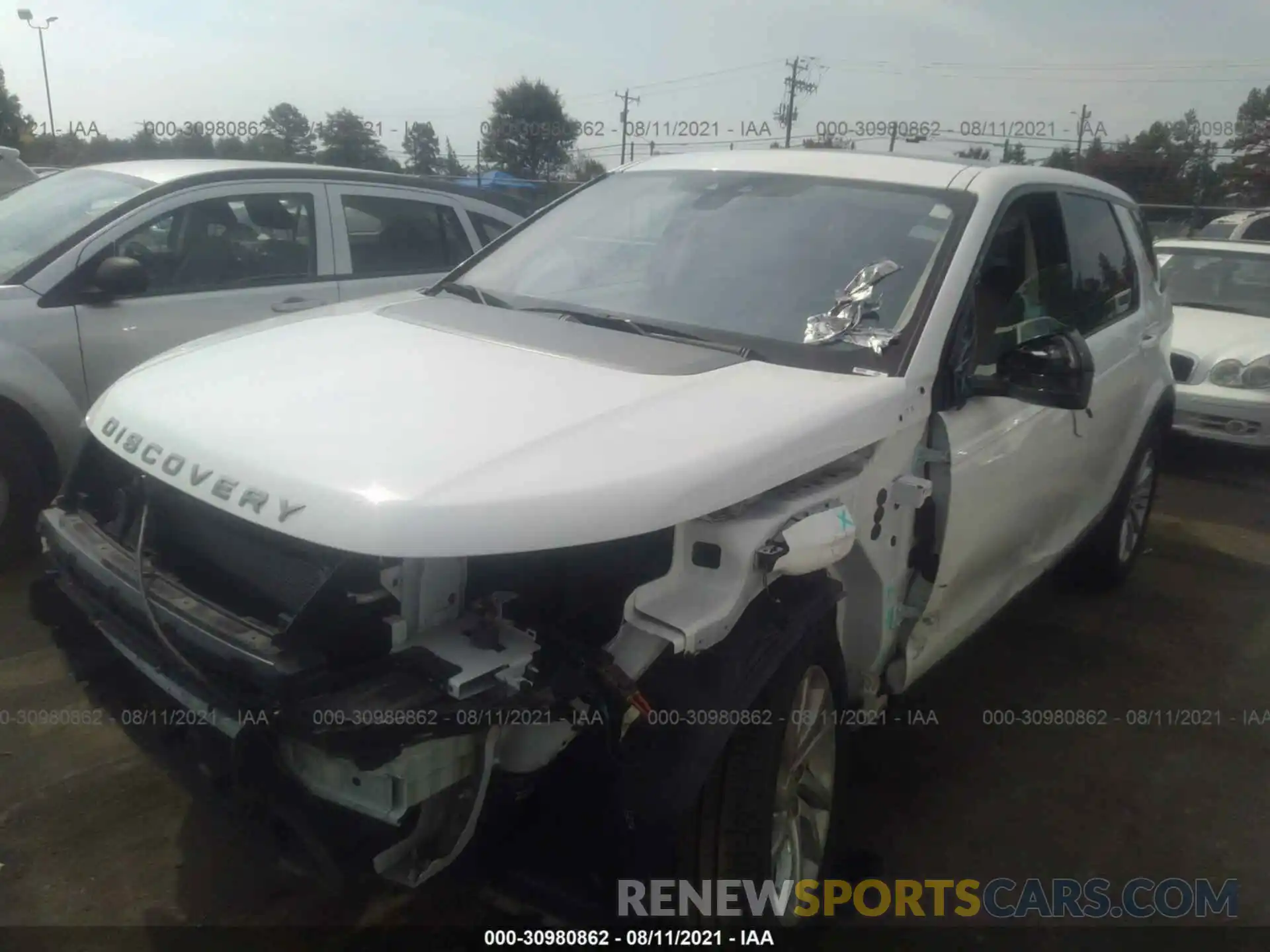 6 Photograph of a damaged car SALCR2FX2KH784200 LAND ROVER DISCOVERY SPORT 2019