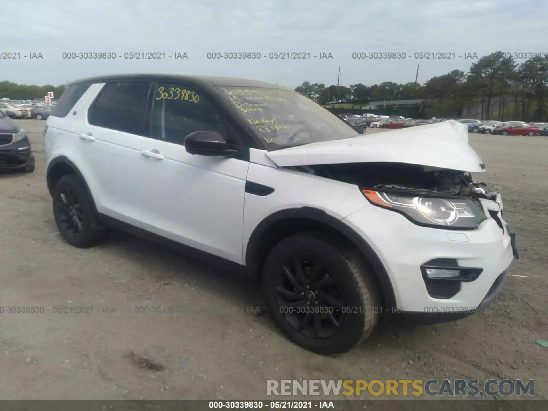 1 Photograph of a damaged car SALCR2FX2KH786514 LAND ROVER DISCOVERY SPORT 2019