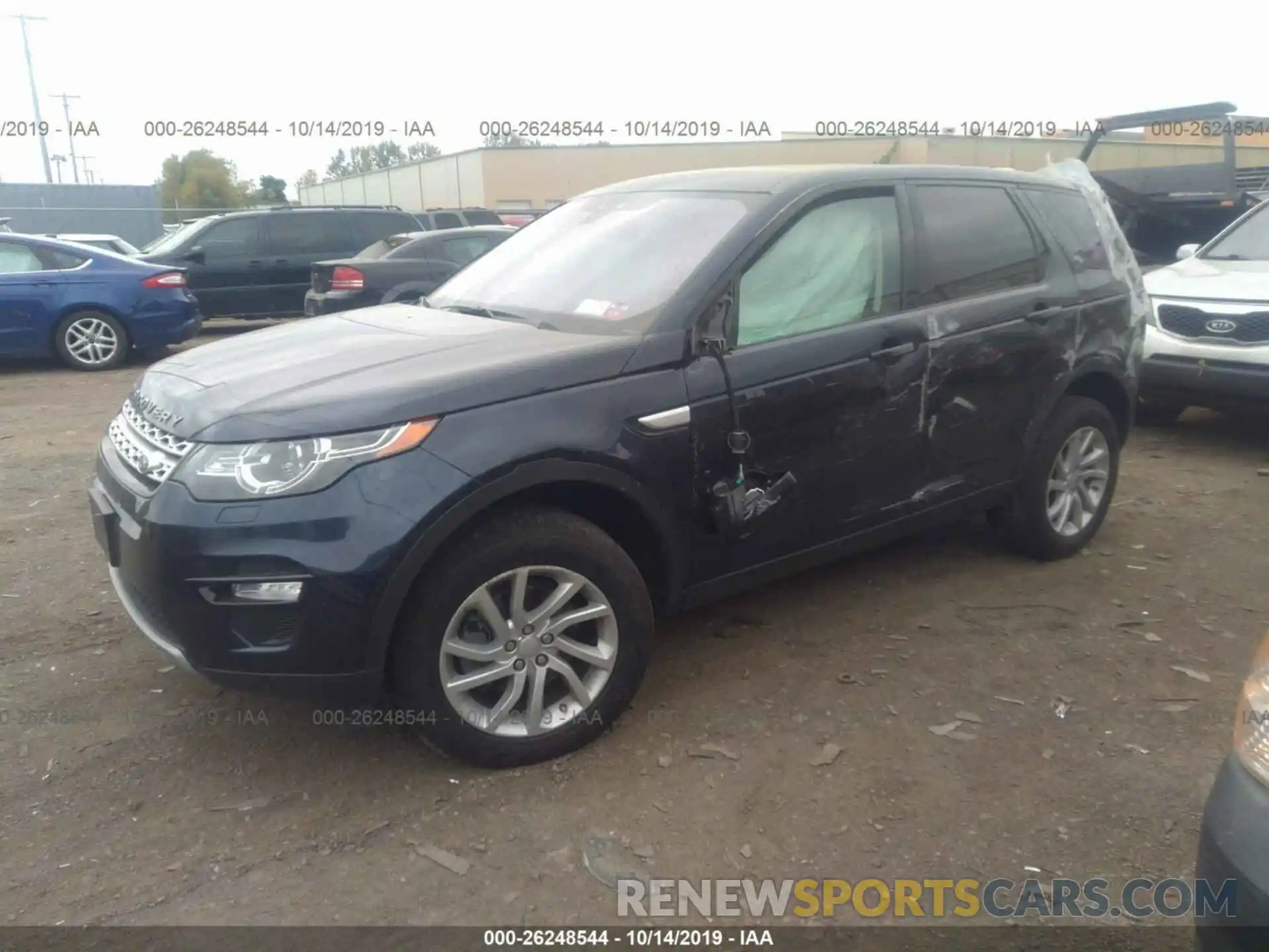 2 Фотография поврежденного автомобиля SALCR2FX3KH788692 LAND ROVER DISCOVERY SPORT 2019