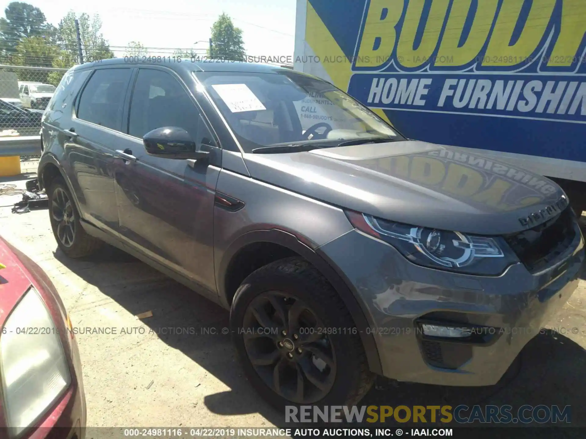 1 Photograph of a damaged car SALCR2FX4KH783081 LAND ROVER DISCOVERY SPORT 2019