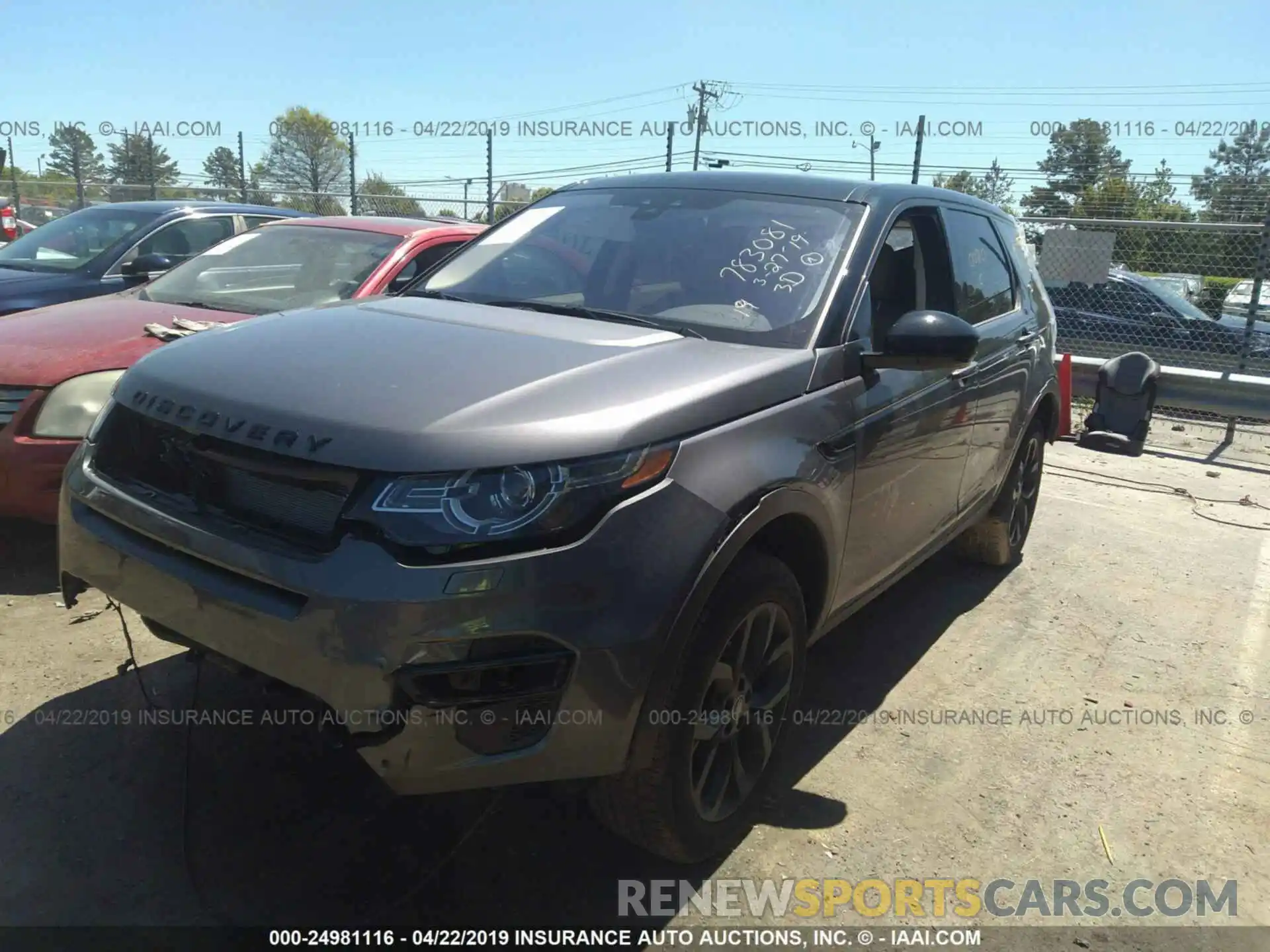 2 Photograph of a damaged car SALCR2FX4KH783081 LAND ROVER DISCOVERY SPORT 2019