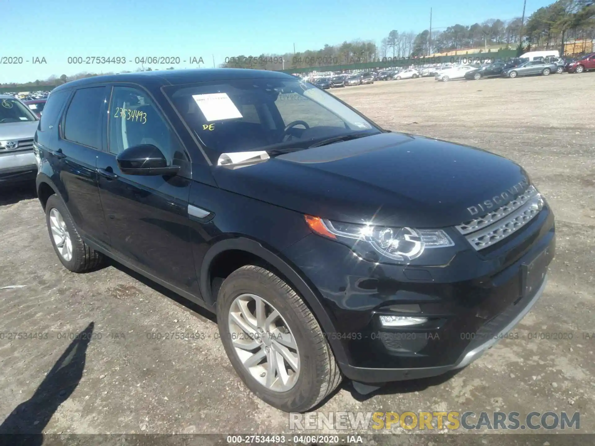 1 Фотография поврежденного автомобиля SALCR2FX4KH785154 LAND ROVER DISCOVERY SPORT 2019