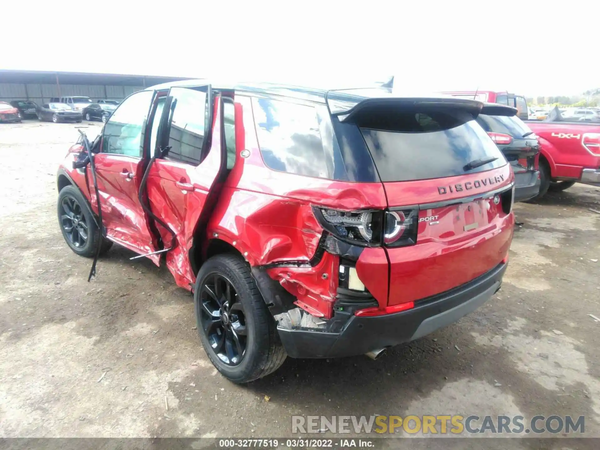 3 Photograph of a damaged car SALCR2FX4KH804771 LAND ROVER DISCOVERY SPORT 2019