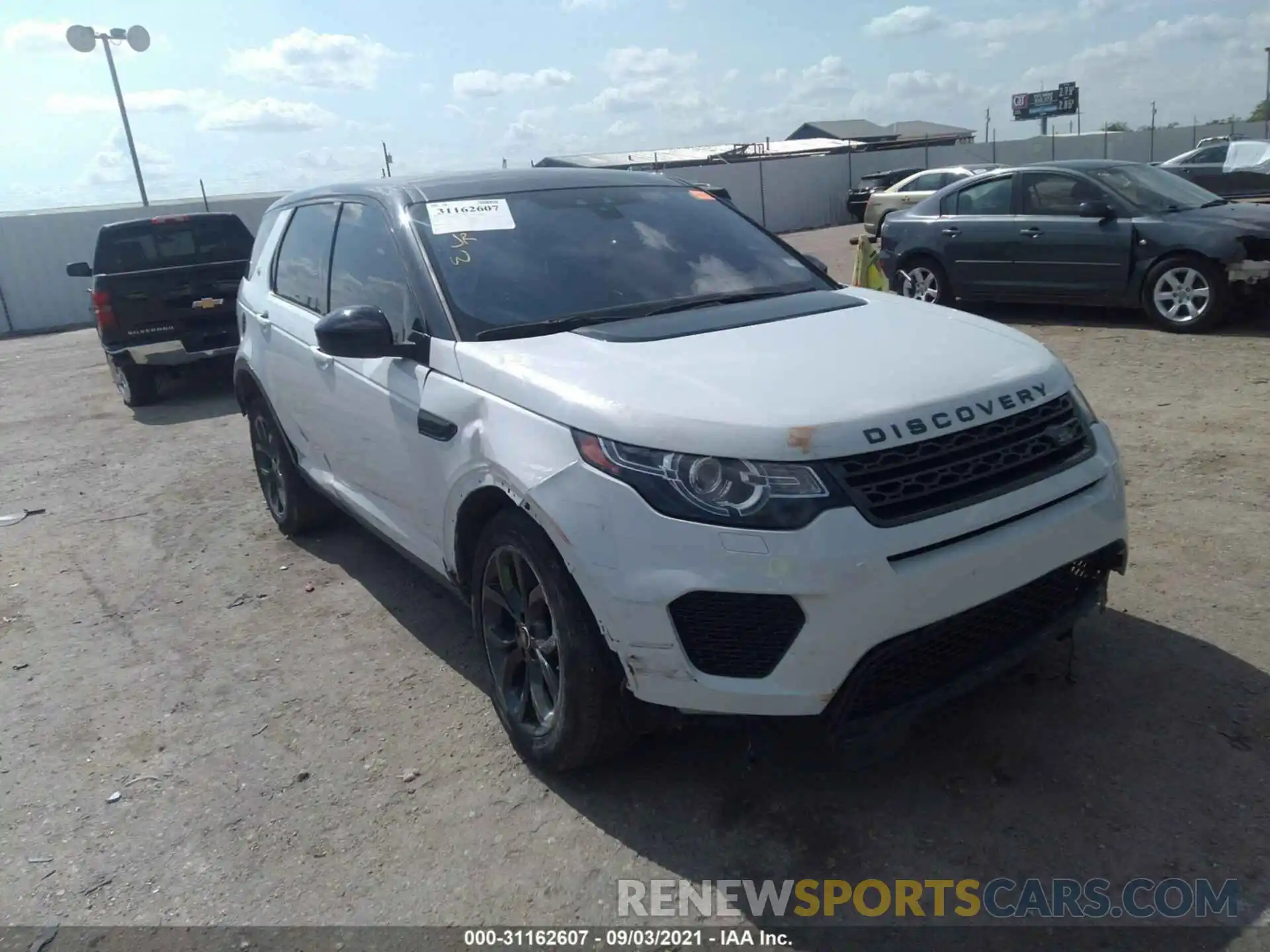 1 Photograph of a damaged car SALCR2FX4KH821313 LAND ROVER DISCOVERY SPORT 2019