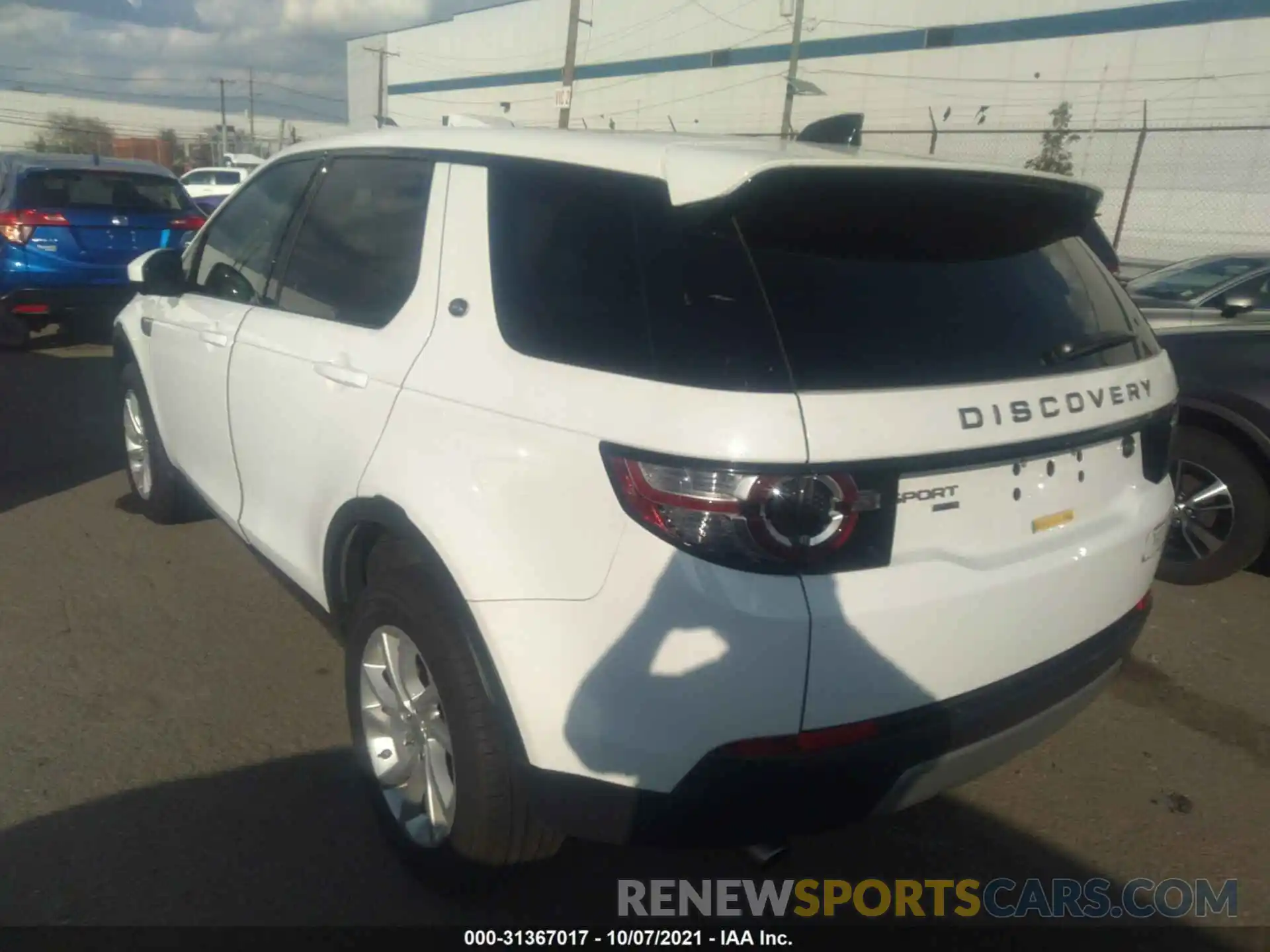 3 Photograph of a damaged car SALCR2FX4KH825216 LAND ROVER DISCOVERY SPORT 2019