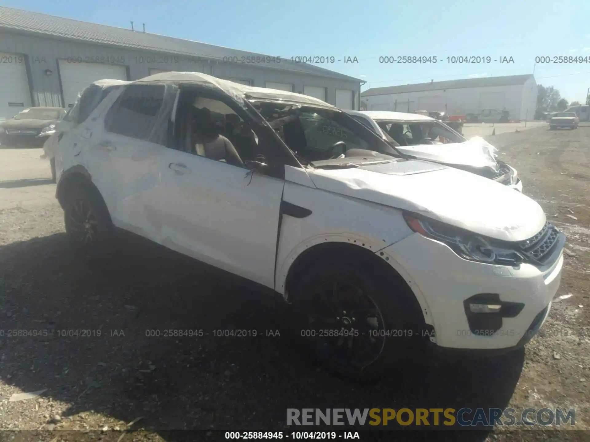 1 Photograph of a damaged car SALCR2FX6KH794745 LAND ROVER DISCOVERY SPORT 2019