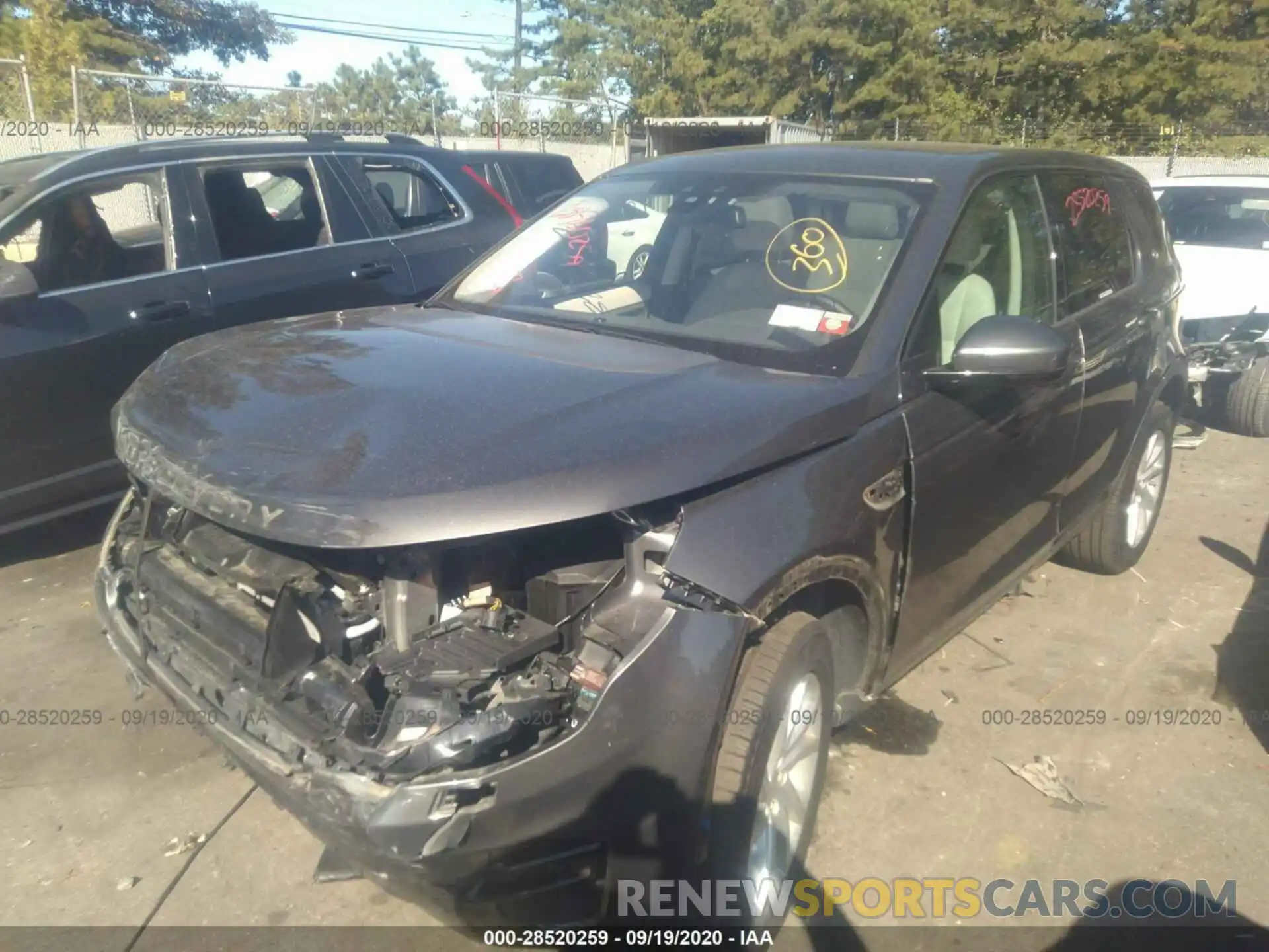 2 Photograph of a damaged car SALCR2FX6KH806831 LAND ROVER DISCOVERY SPORT 2019