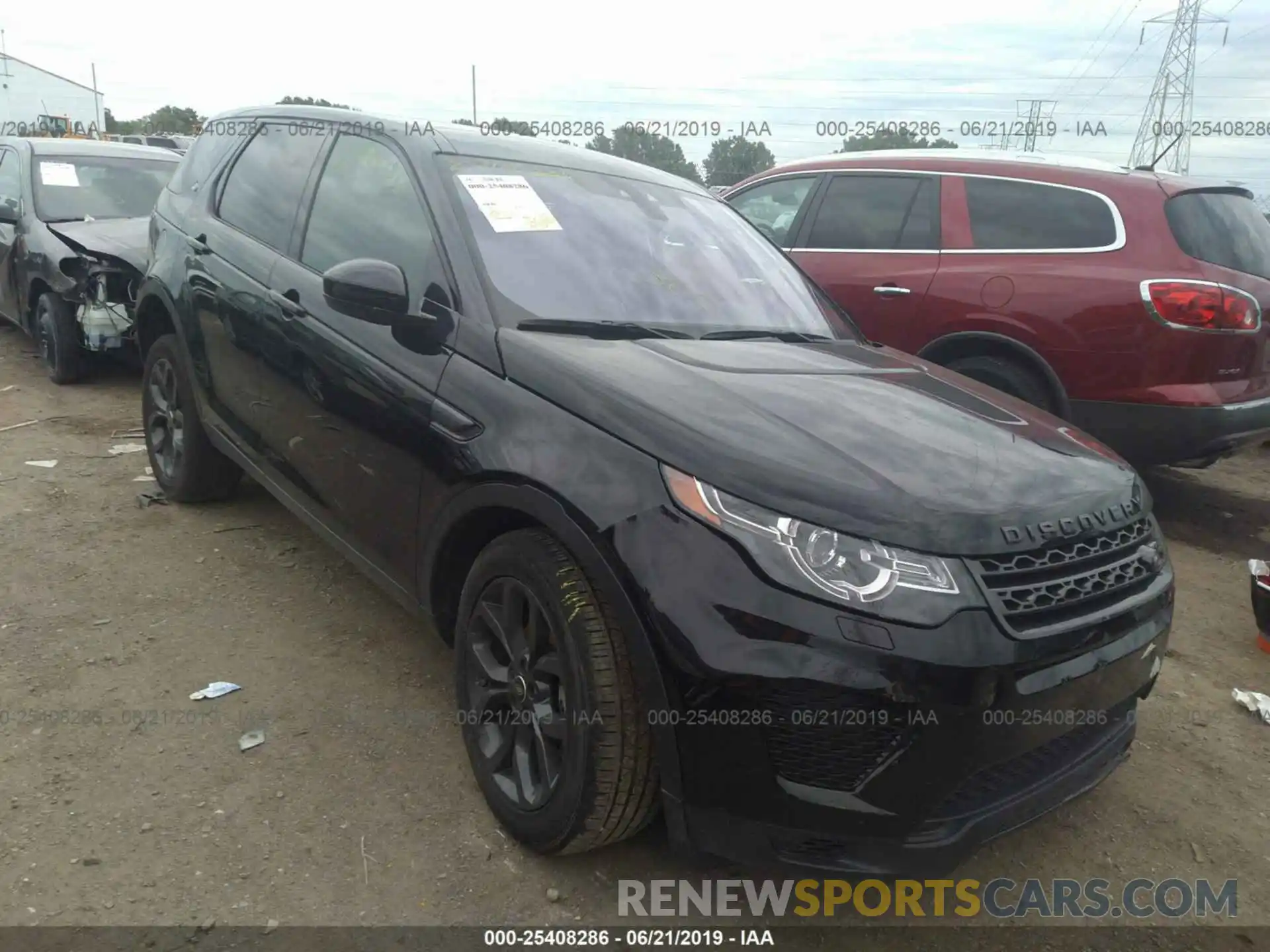 1 Photograph of a damaged car SALCR2FX7KH787805 LAND ROVER DISCOVERY SPORT 2019