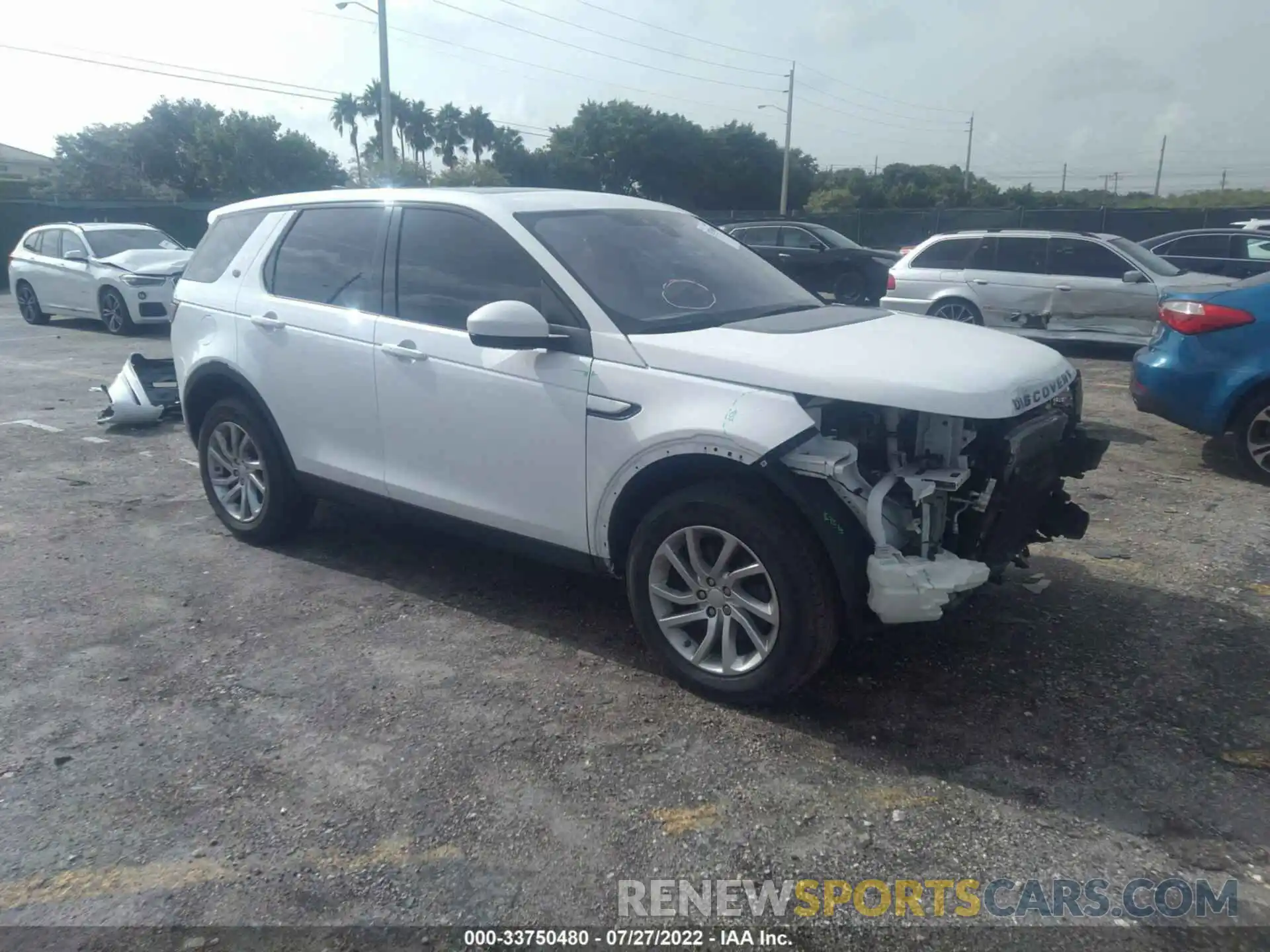 1 Photograph of a damaged car SALCR2FX7KH790994 LAND ROVER DISCOVERY SPORT 2019