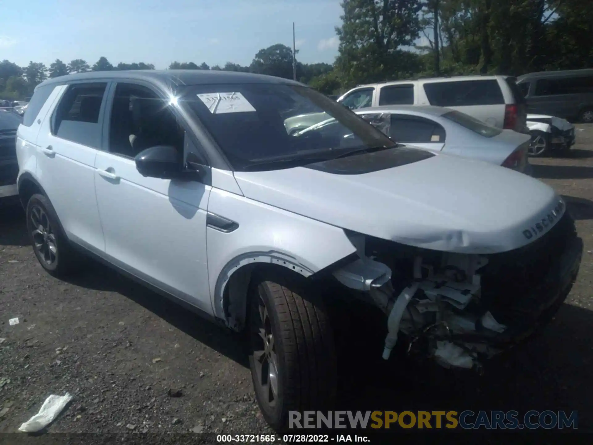 1 Photograph of a damaged car SALCR2FX8KH830077 LAND ROVER DISCOVERY SPORT 2019