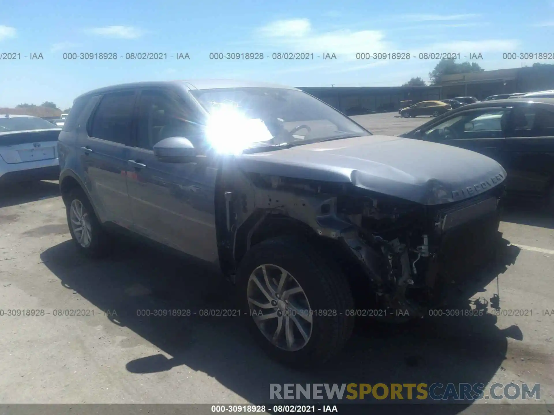 1 Photograph of a damaged car SALCR2FXXKH809389 LAND ROVER DISCOVERY SPORT 2019