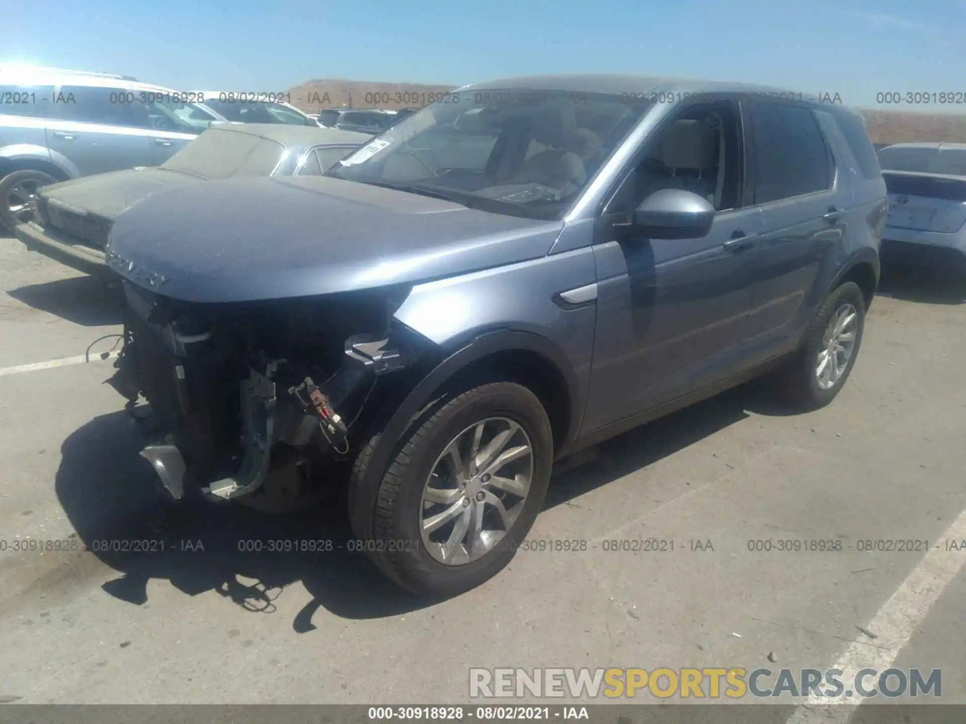 2 Photograph of a damaged car SALCR2FXXKH809389 LAND ROVER DISCOVERY SPORT 2019