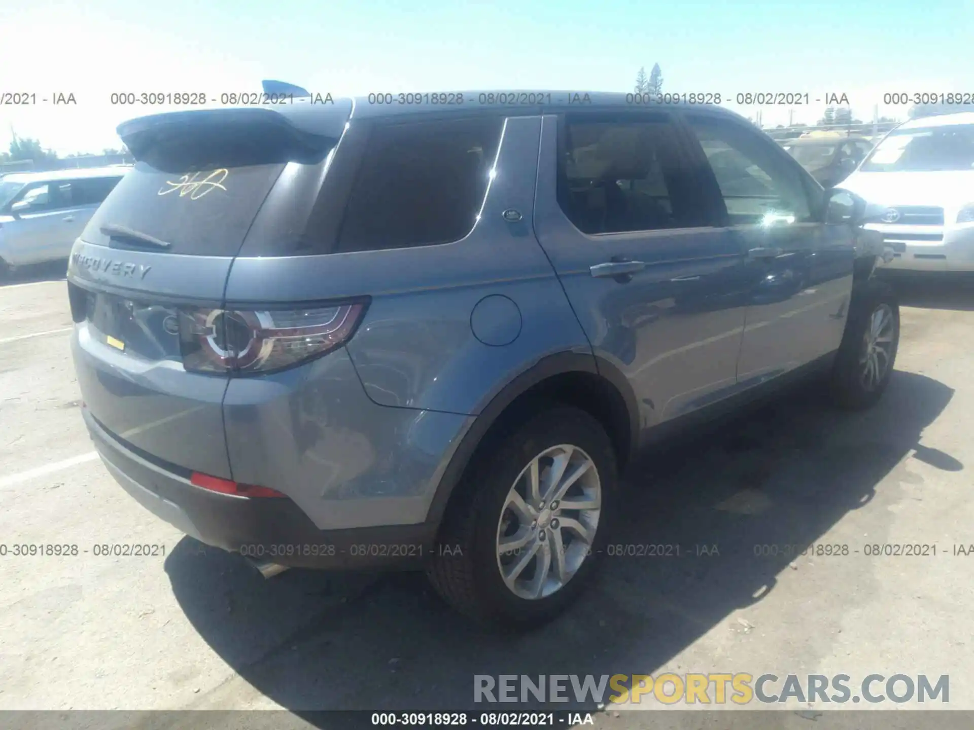 4 Фотография поврежденного автомобиля SALCR2FXXKH809389 LAND ROVER DISCOVERY SPORT 2019