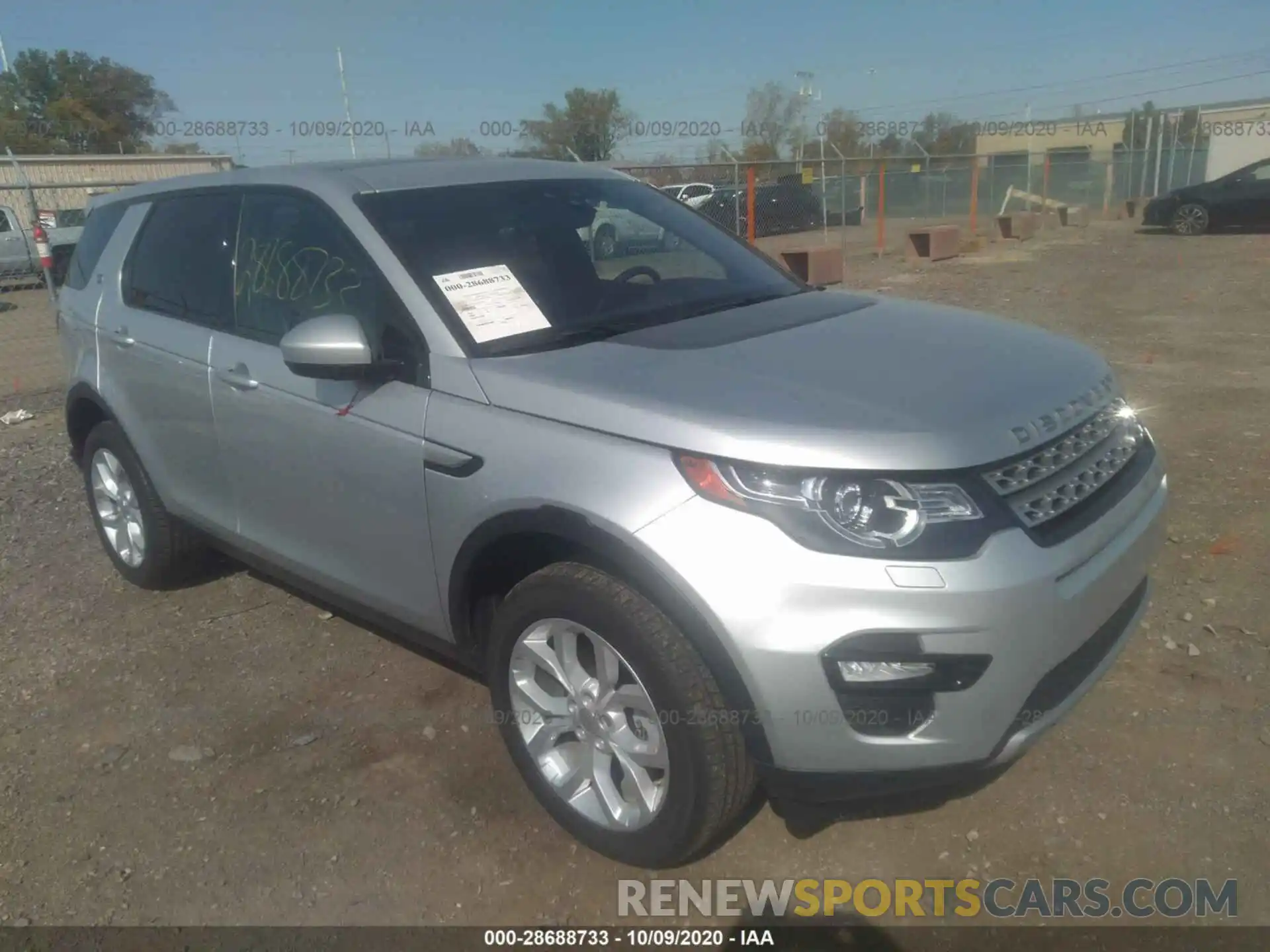 1 Photograph of a damaged car SALCR2FXXKH818903 LAND ROVER DISCOVERY SPORT 2019