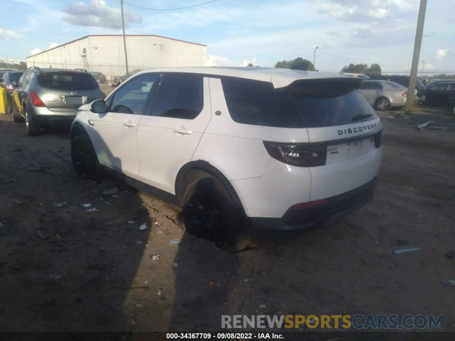 3 Photograph of a damaged car SALCJ2FX0LH833564 LAND ROVER DISCOVERY SPORT 2020