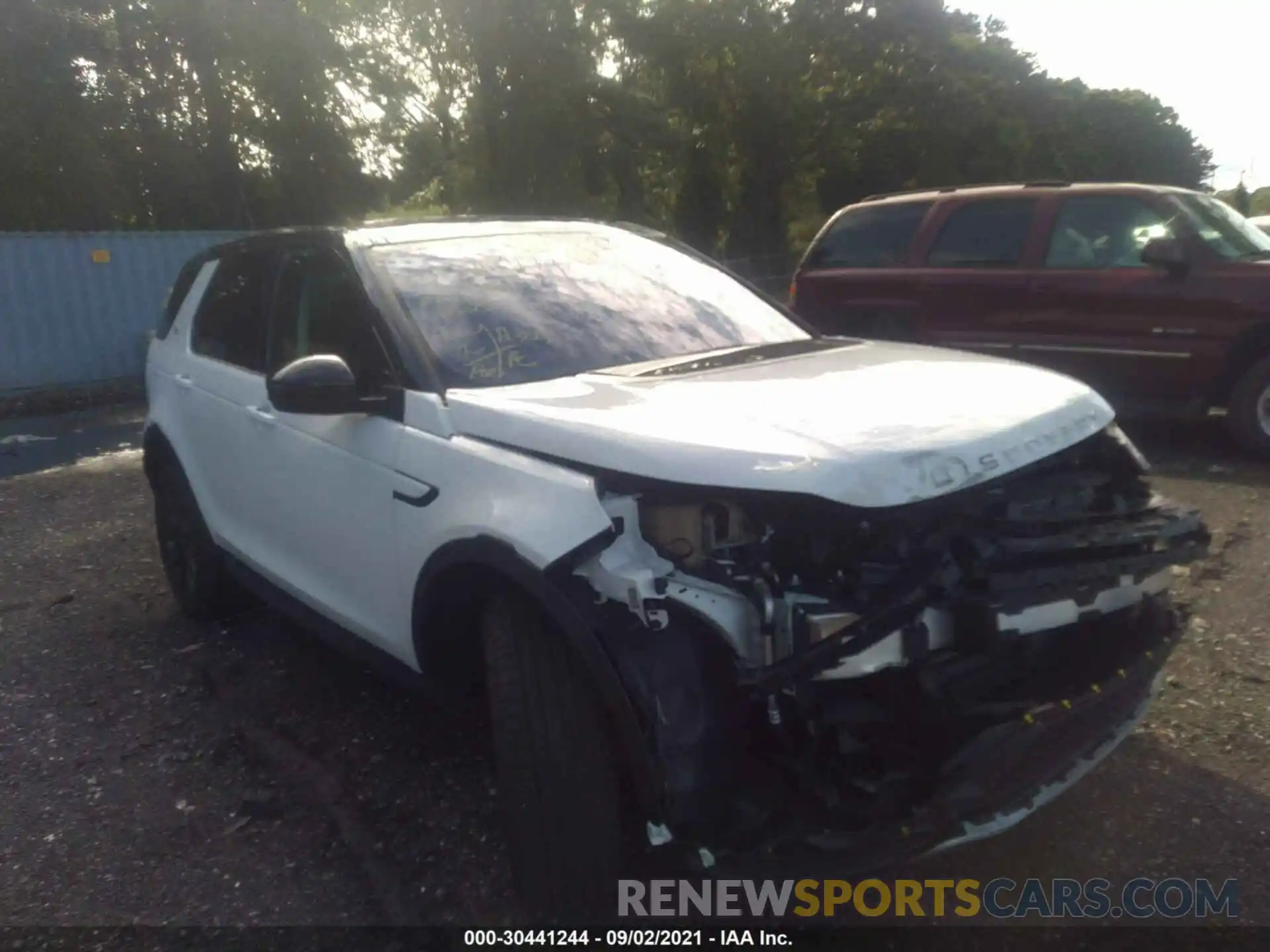 1 Photograph of a damaged car SALCJ2FX0LH847528 LAND ROVER DISCOVERY SPORT 2020