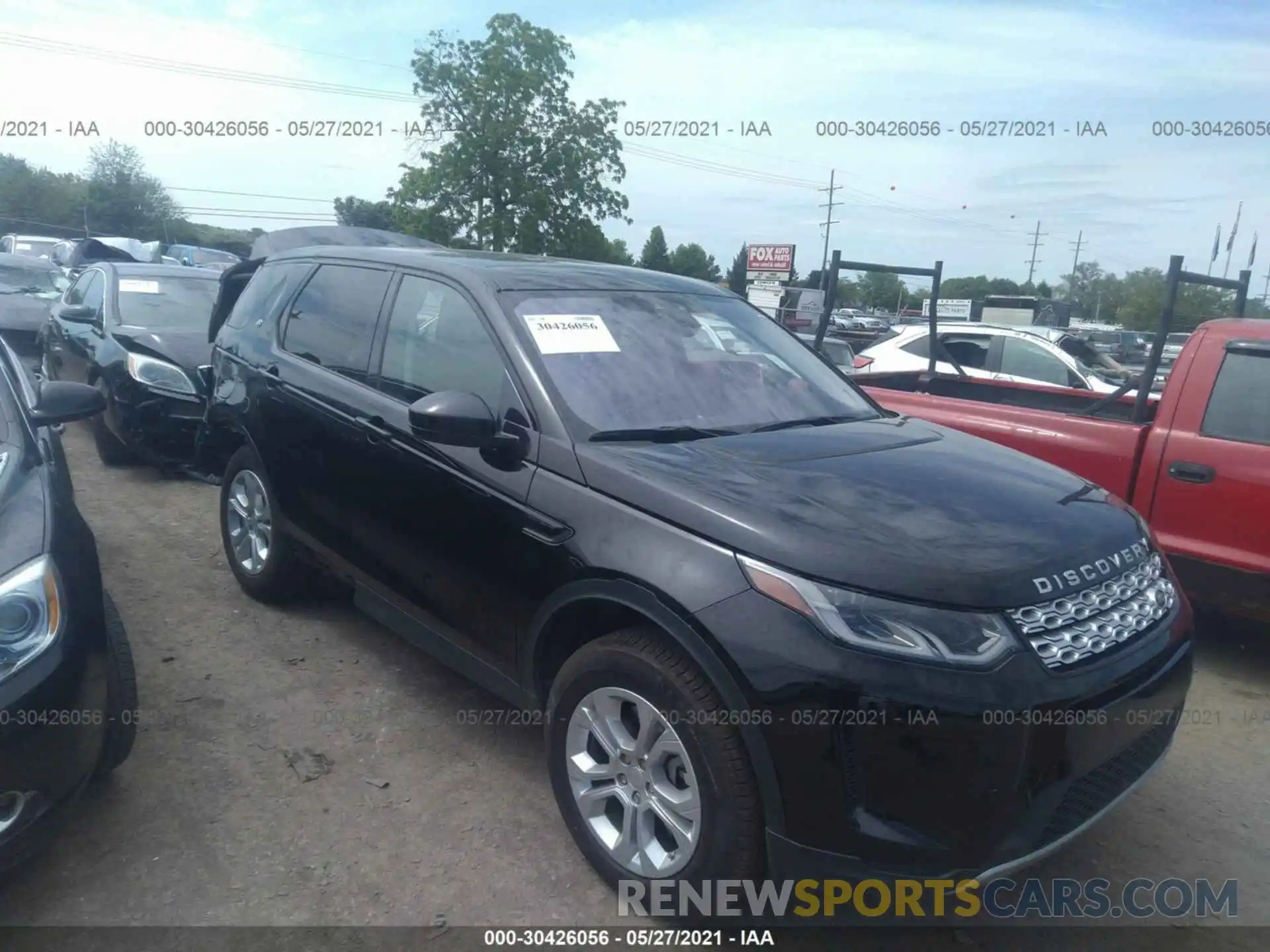 1 Photograph of a damaged car SALCJ2FX0LH870856 LAND ROVER DISCOVERY SPORT 2020