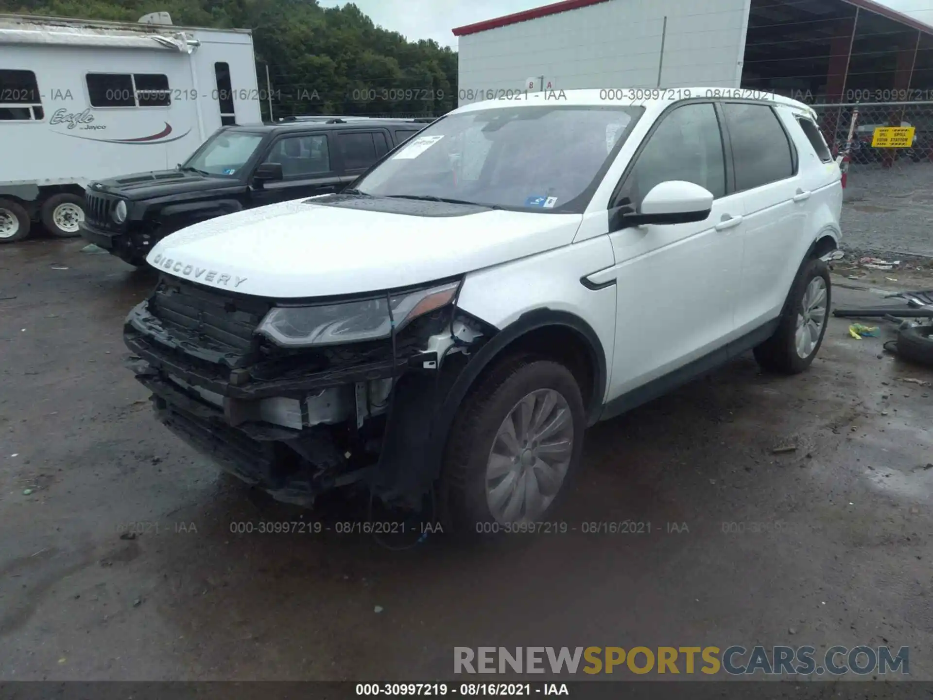 2 Фотография поврежденного автомобиля SALCJ2FX1LH833511 LAND ROVER DISCOVERY SPORT 2020