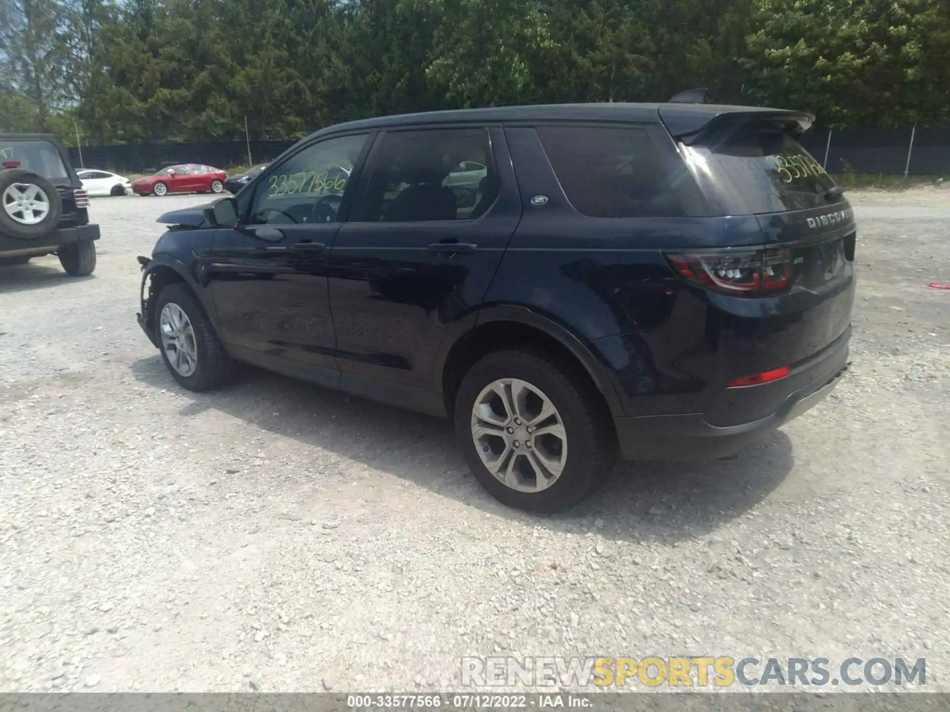 3 Photograph of a damaged car SALCJ2FX1LH839020 LAND ROVER DISCOVERY SPORT 2020