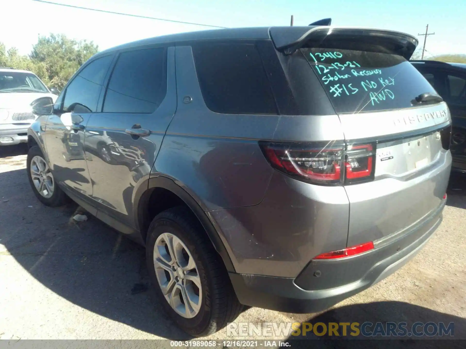 3 Photograph of a damaged car SALCJ2FX1LH850731 LAND ROVER DISCOVERY SPORT 2020