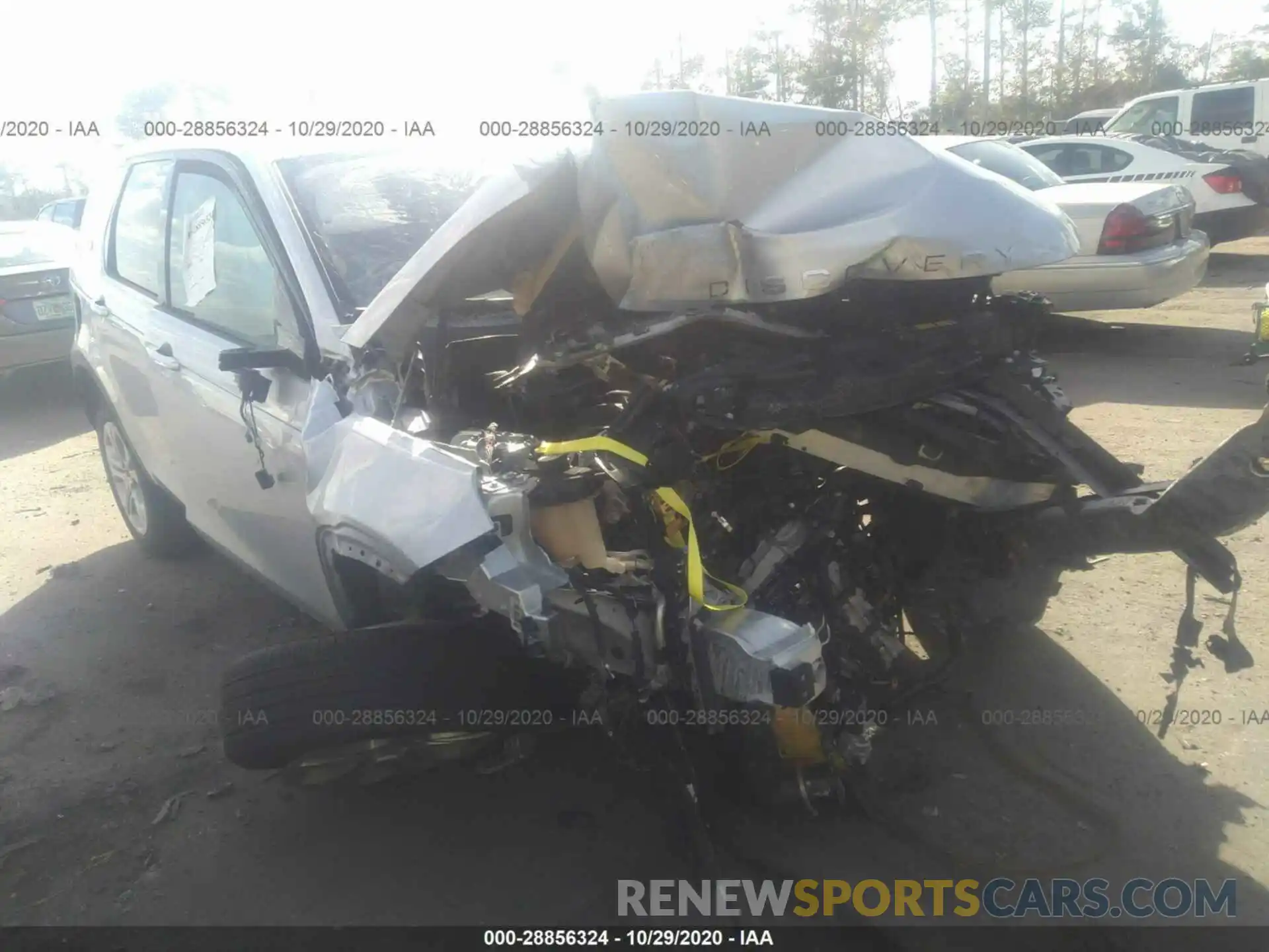 1 Photograph of a damaged car SALCJ2FX2LH851628 LAND ROVER DISCOVERY SPORT 2020